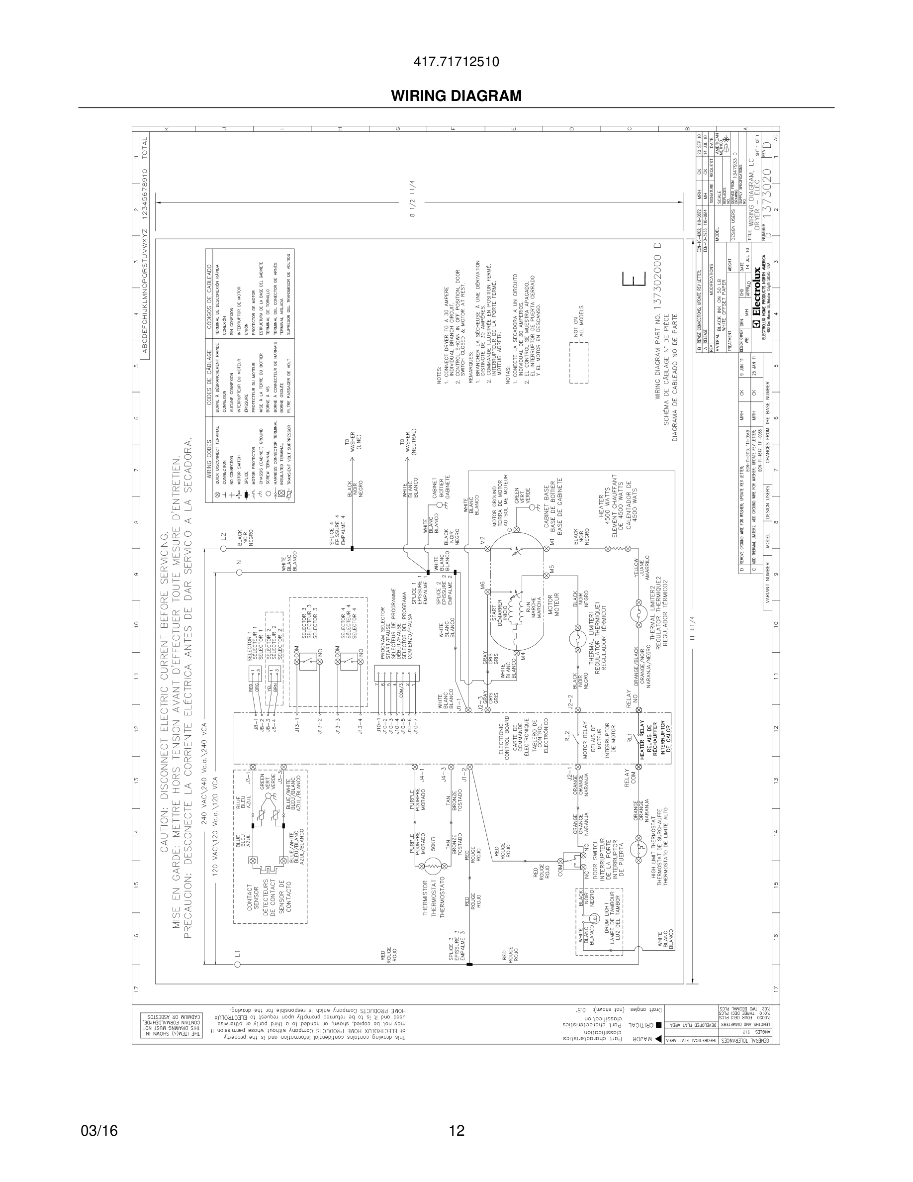 12 - WIRING DIAGRAM