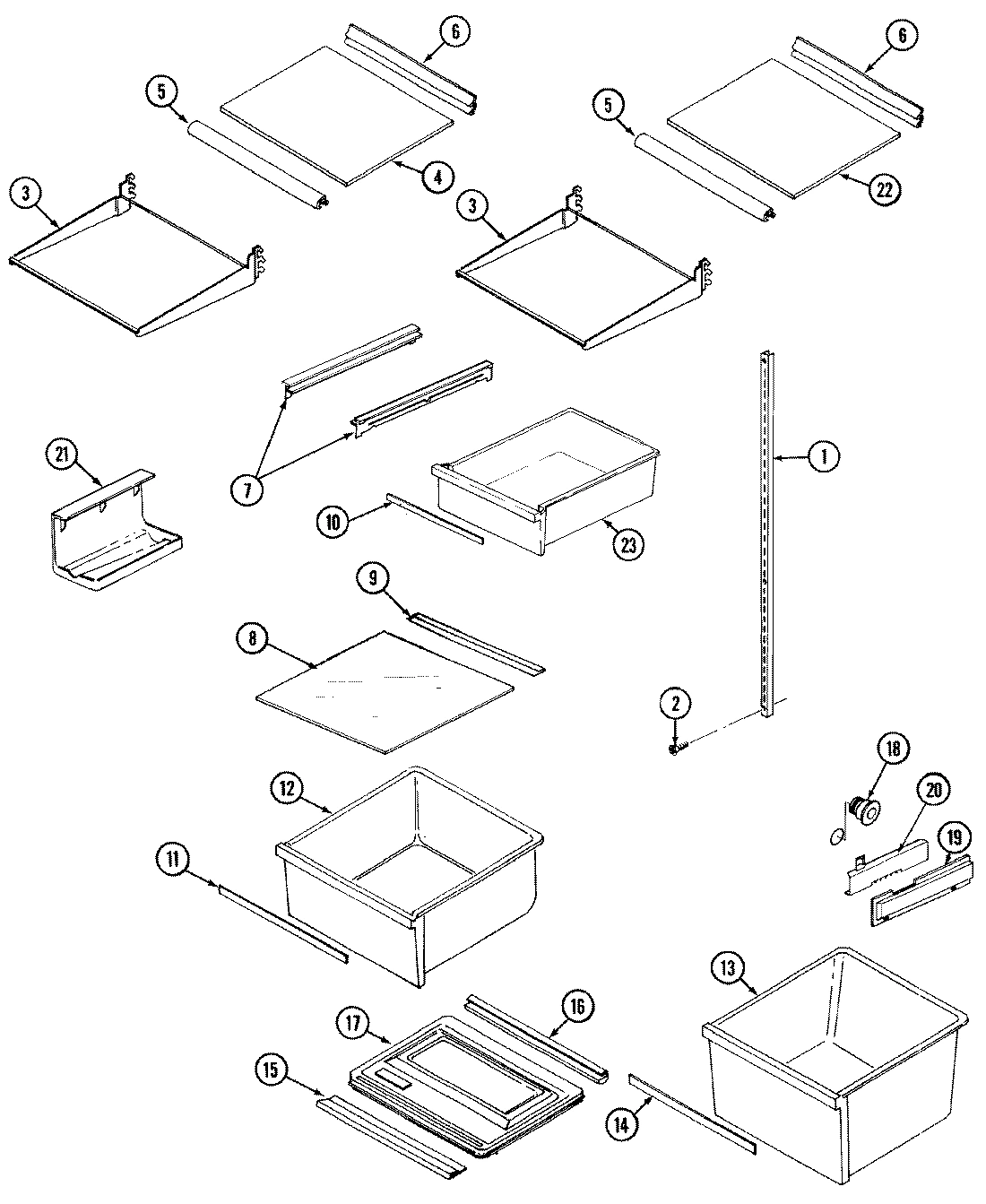 05 - SHELVES & ACCESSORIES