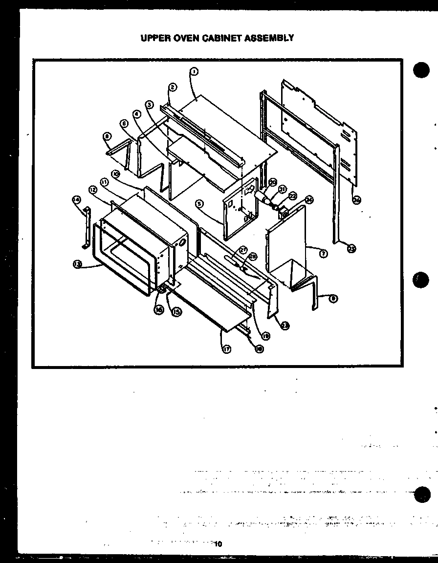 08 - UPPER OVEN CABINET ASSY