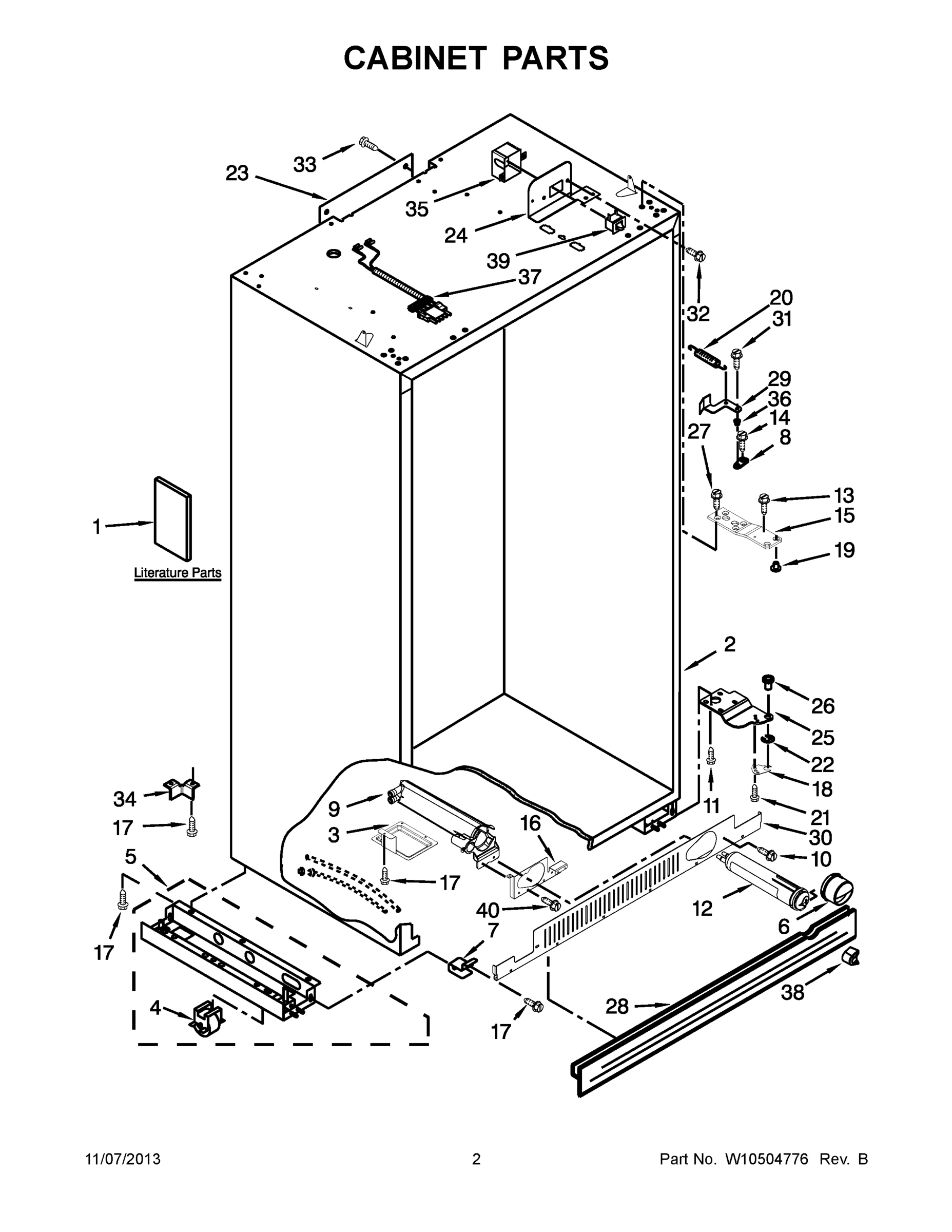 02 - CABINET PARTS