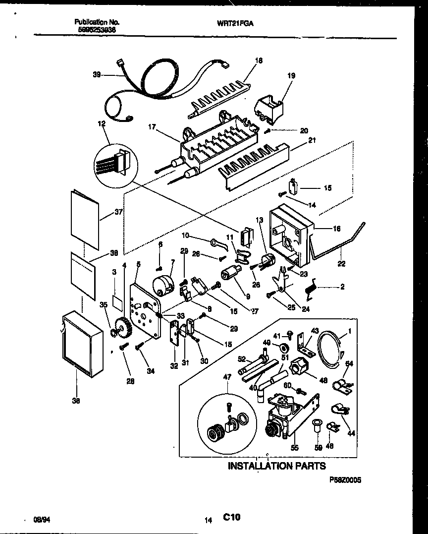 08 - ICE MAKER AND INSTALLATION PARTS