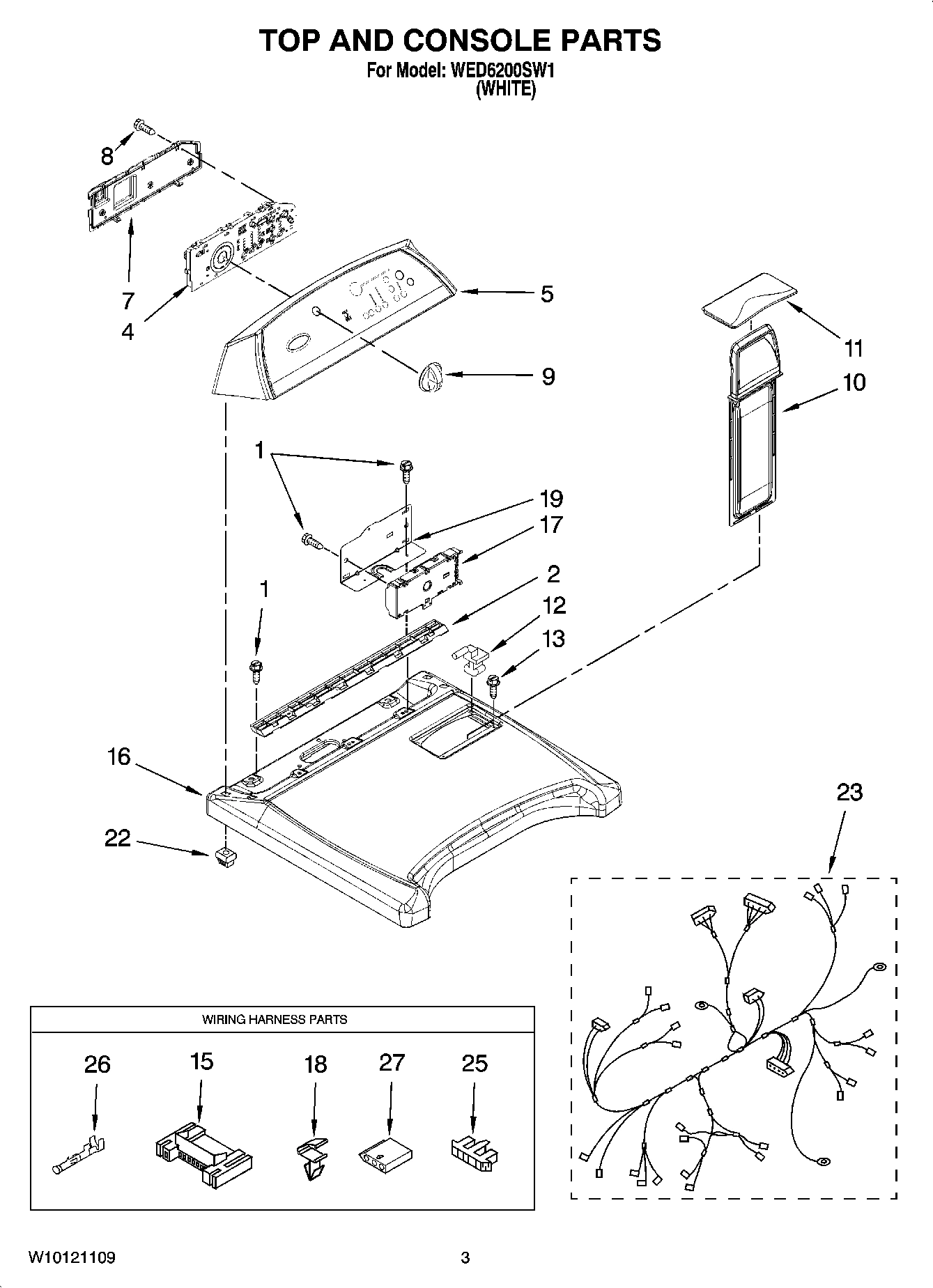 02 - TOP AND CONSOLE PARTS