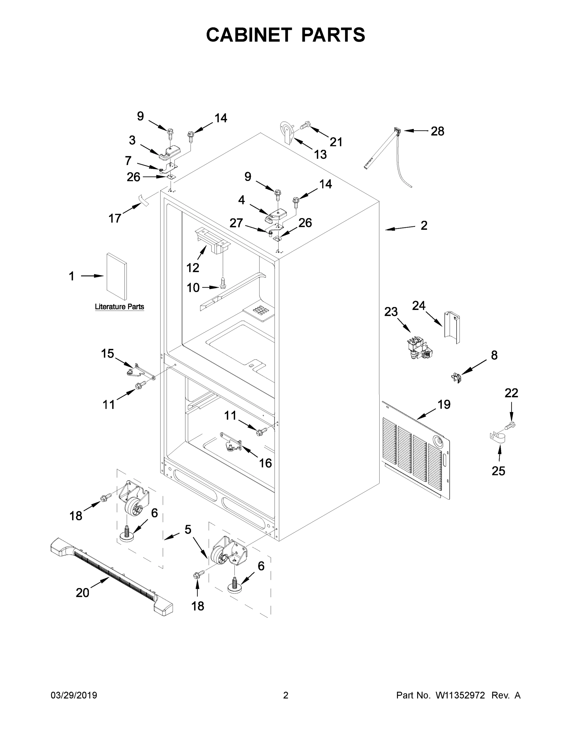 02 - CABINET PARTS