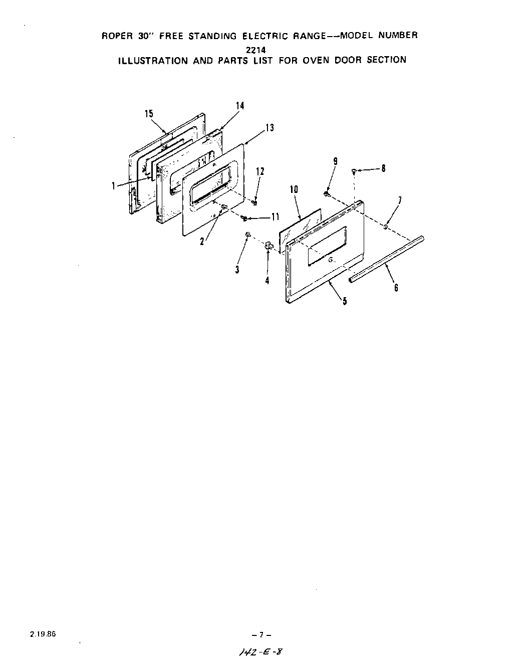 06 - OVEN DOOR