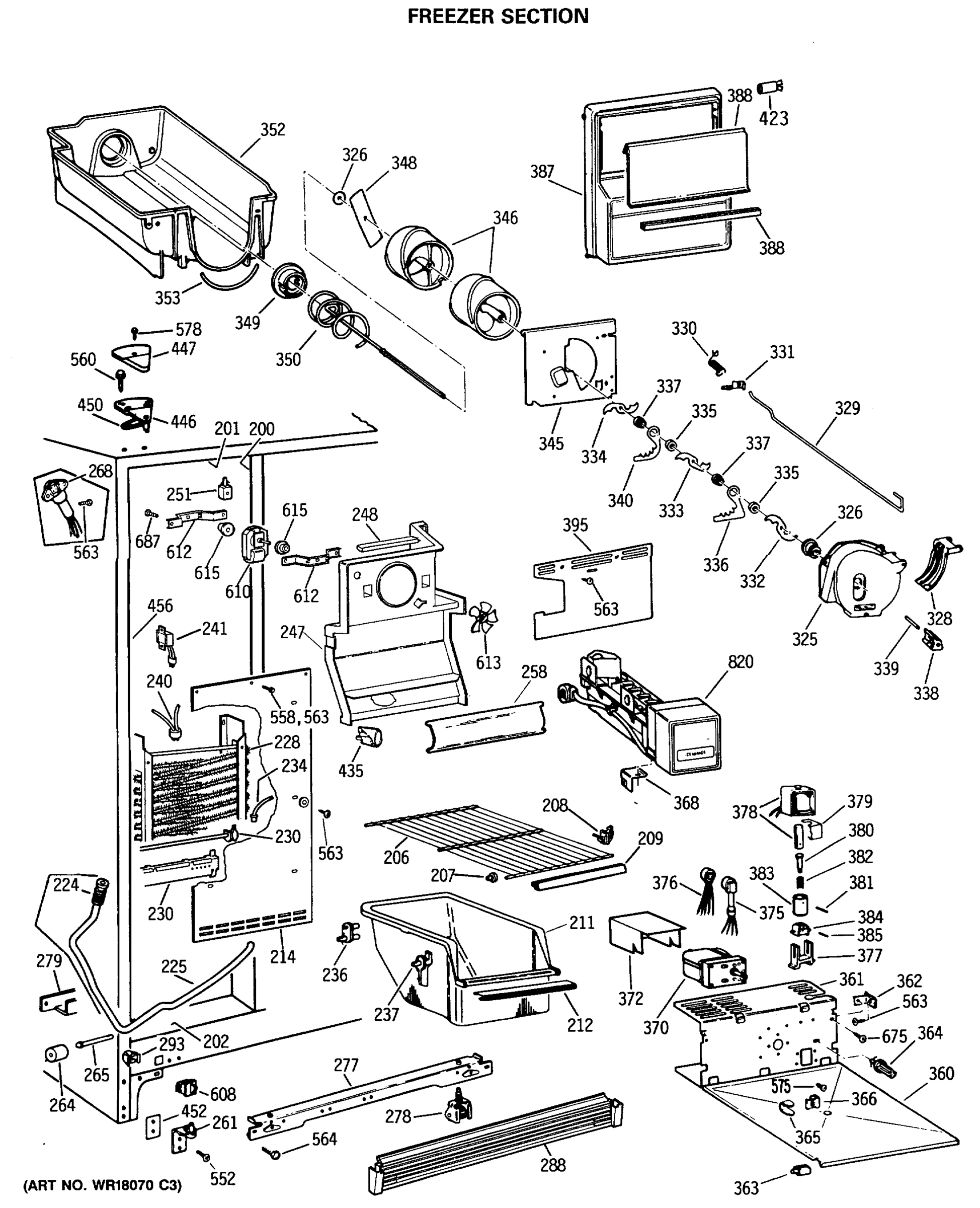 FREEZER SECTION