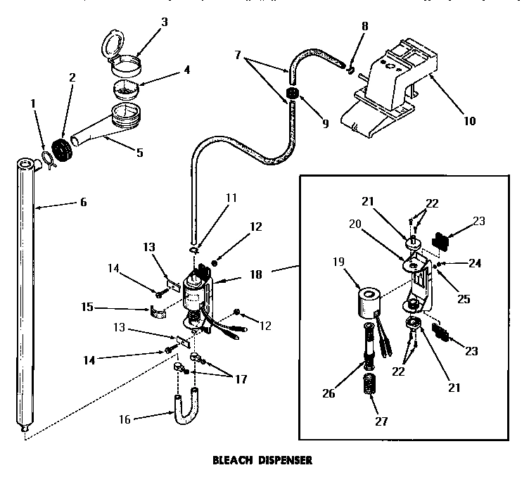 10 - BLEACH DISPENSER
