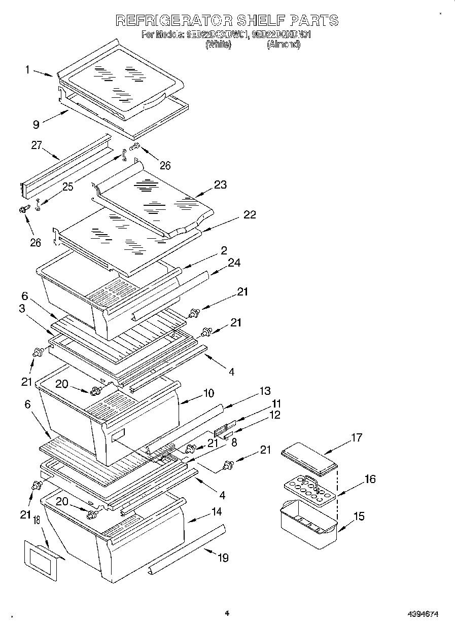 03 - REFRIGERATOR SHELF