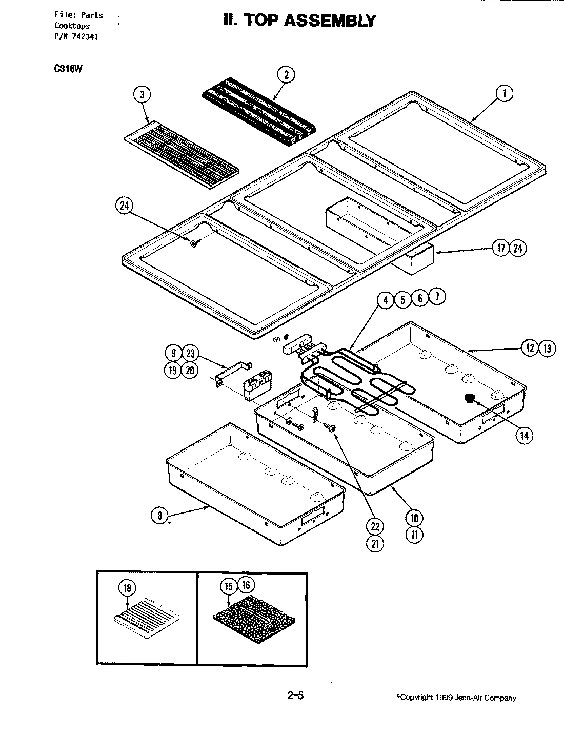 04 - TOP ASSEMBLY (C316W)