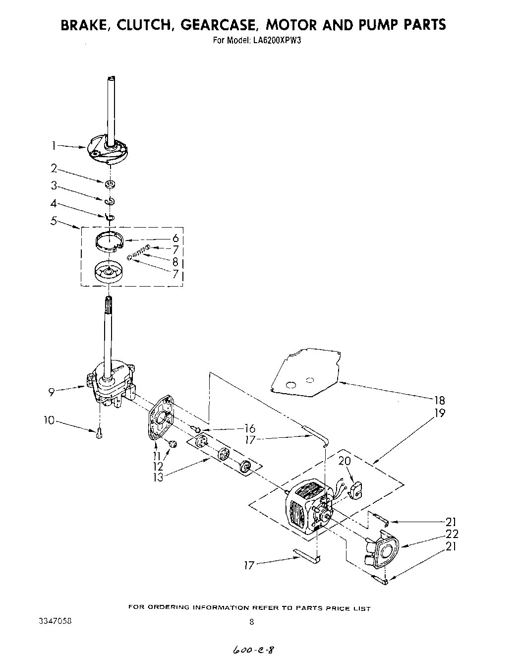 06 - BRAKE, CLUTCH, GEARCASE, MOTOR AND PUMP