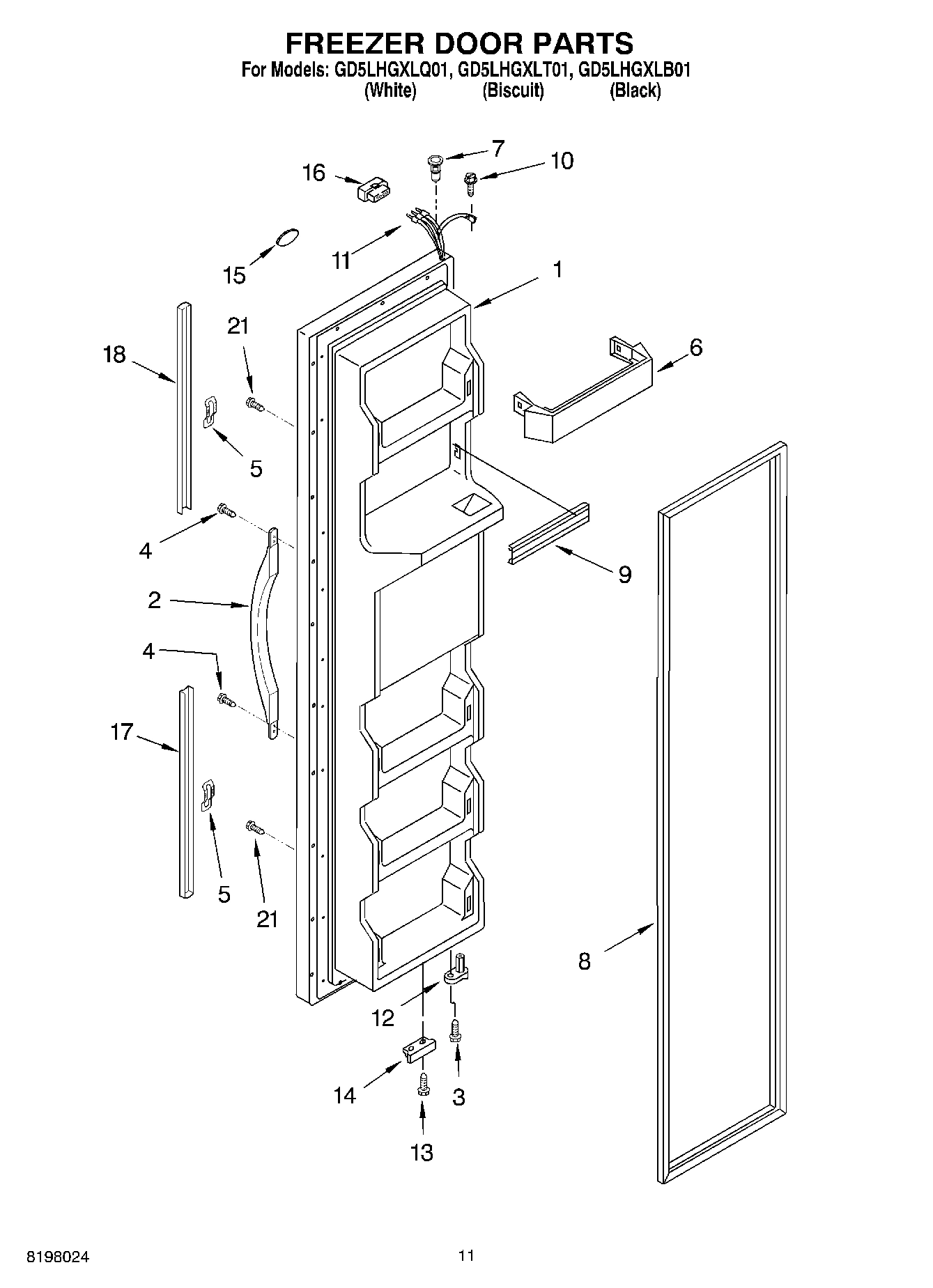07 - FREEZER DOOR