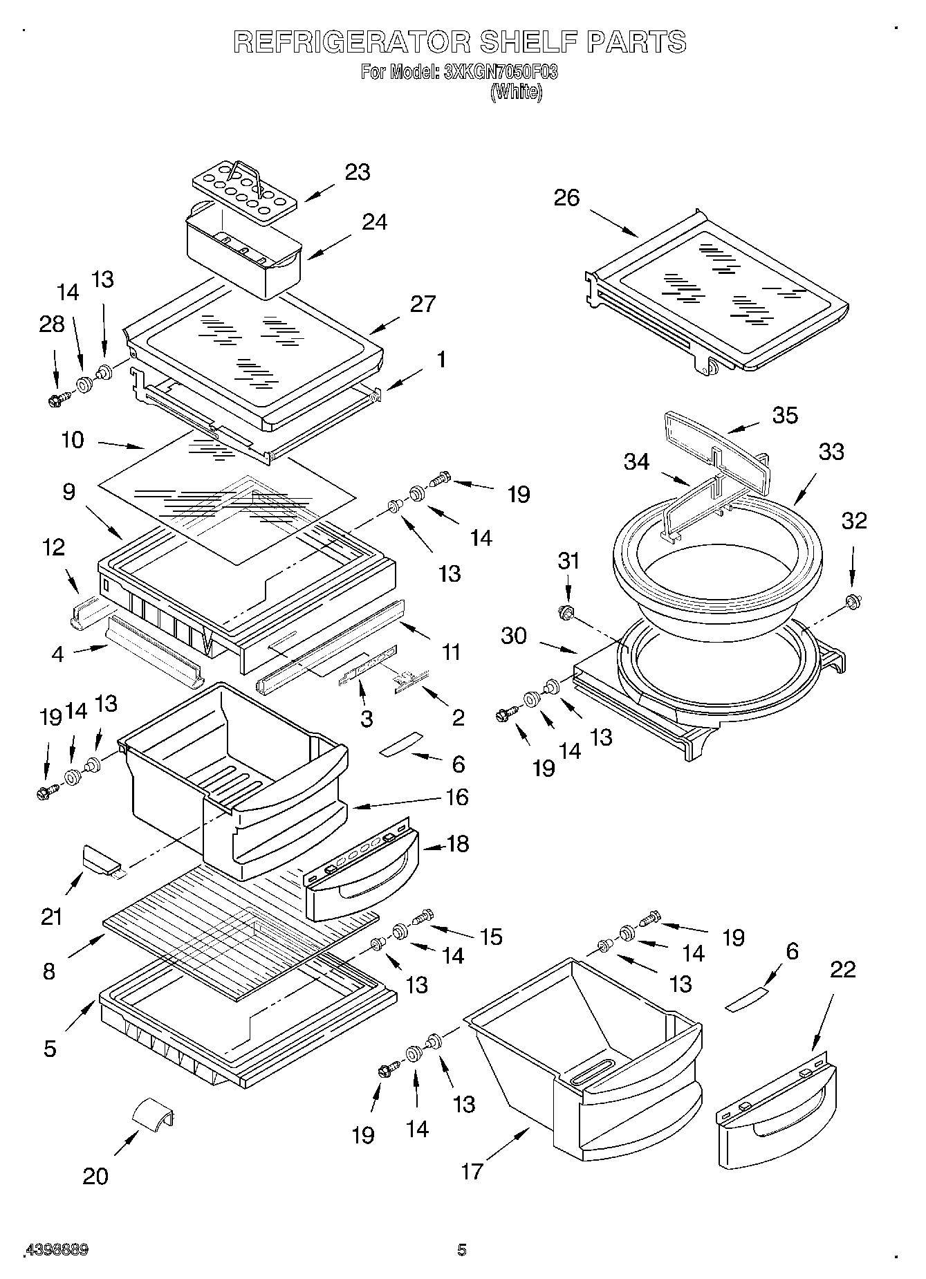 04 - REFRIGERATOR SHELF