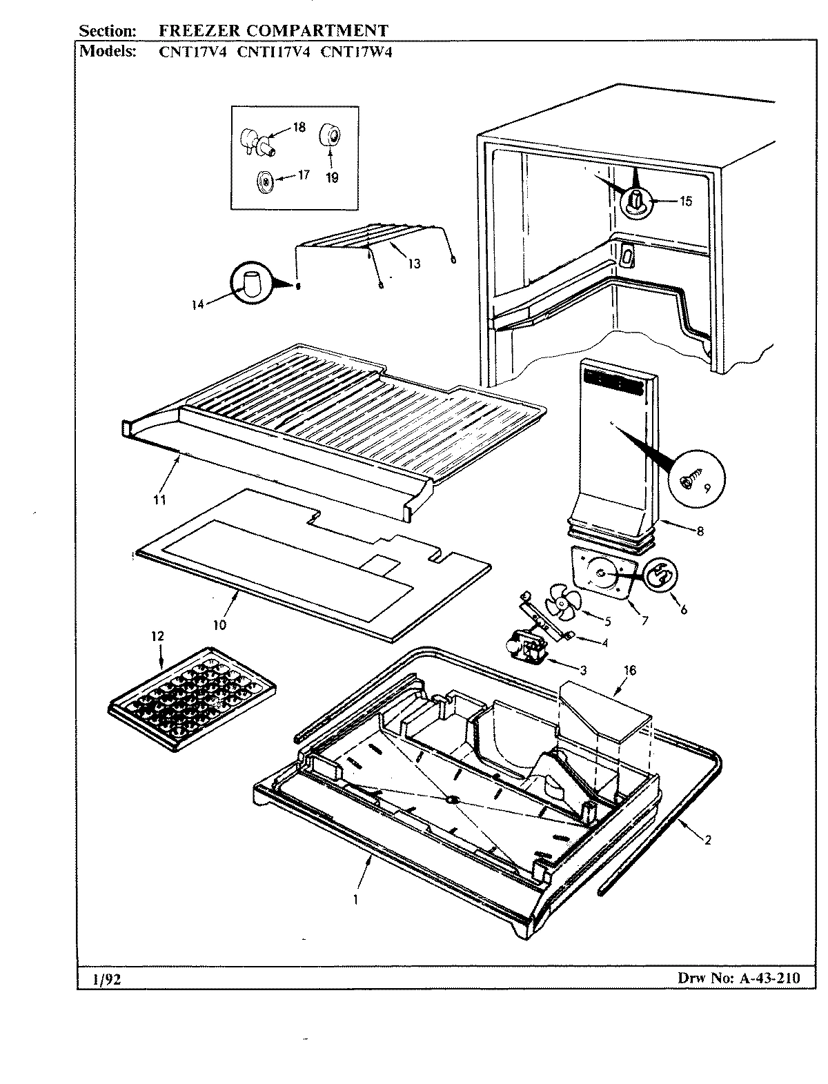 01 - FREEZER COMPARTMENT