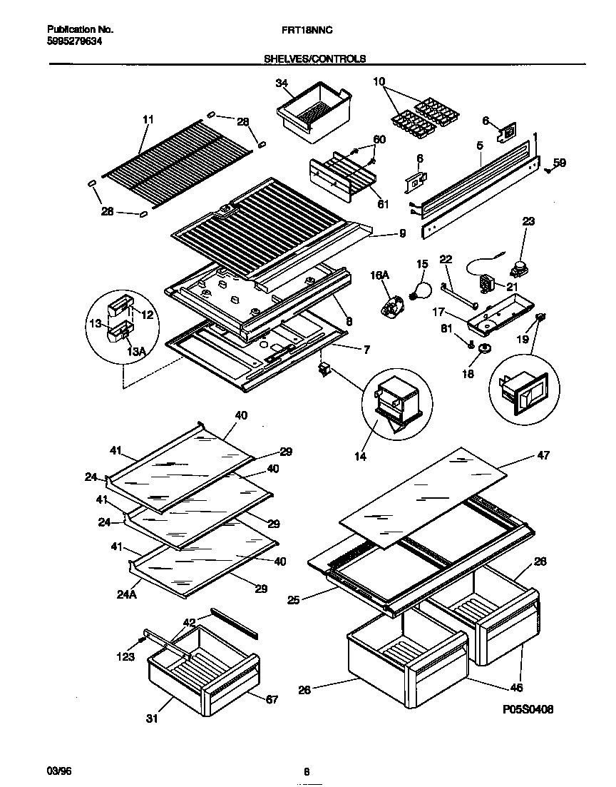 04 - SHELVES/CONTROLS