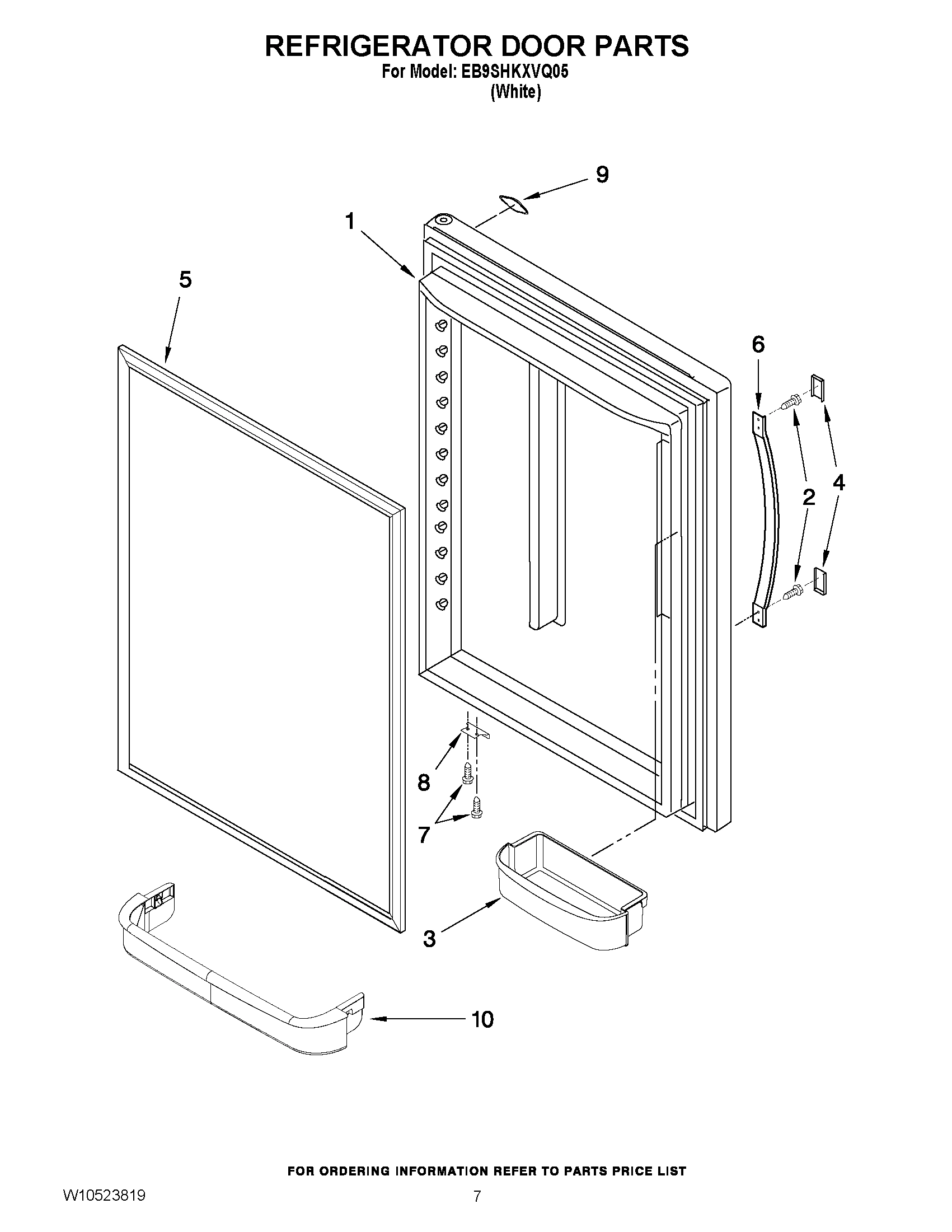04 - REFRIGERATOR DOOR PARTS