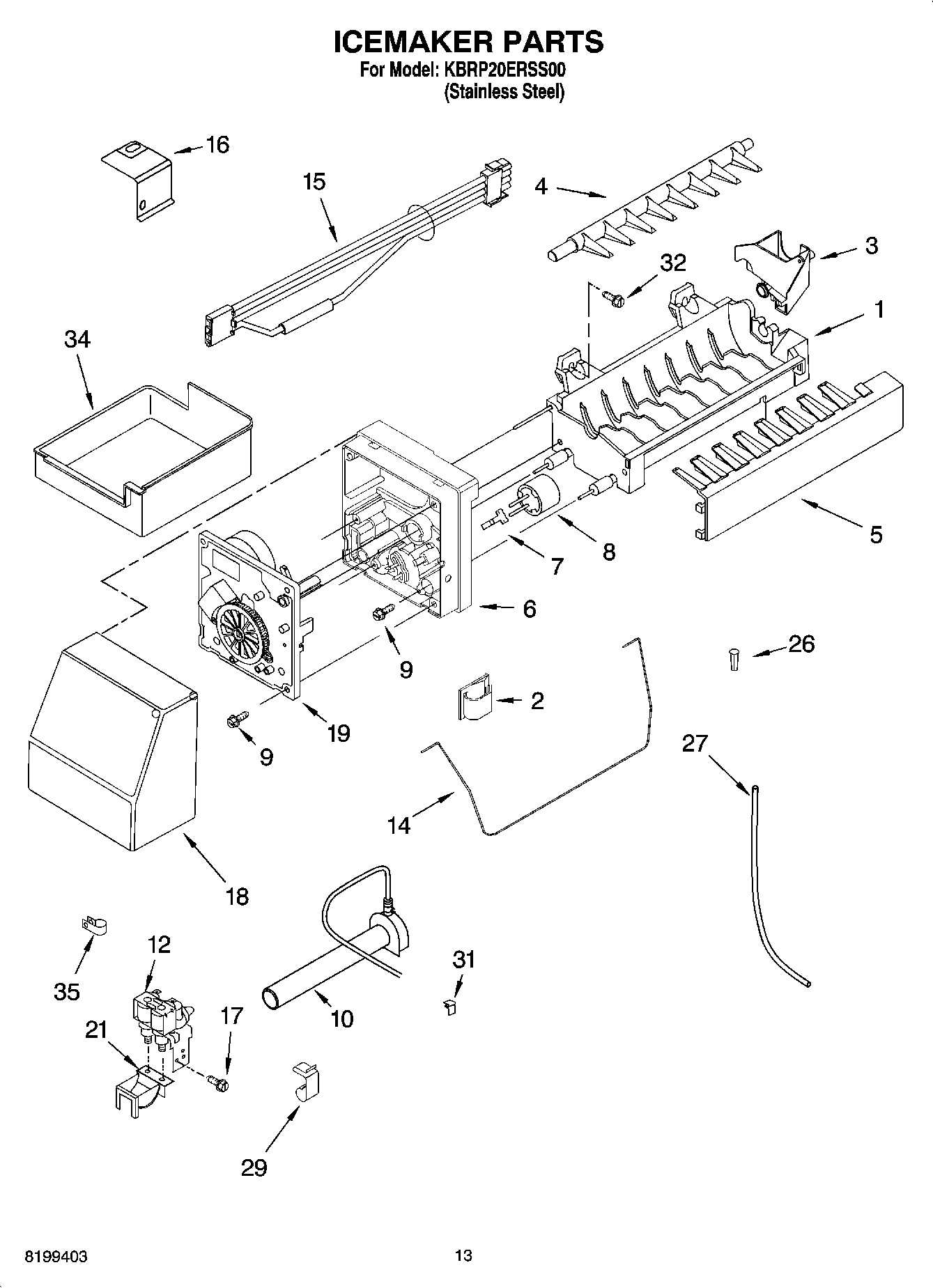 07 - ICEMAKER PARTS