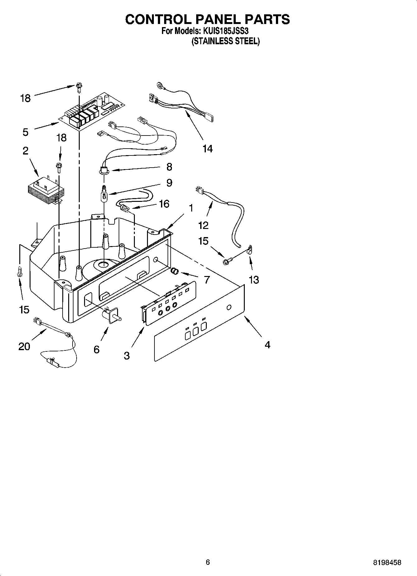 04 - CONTROL PANEL PARTS