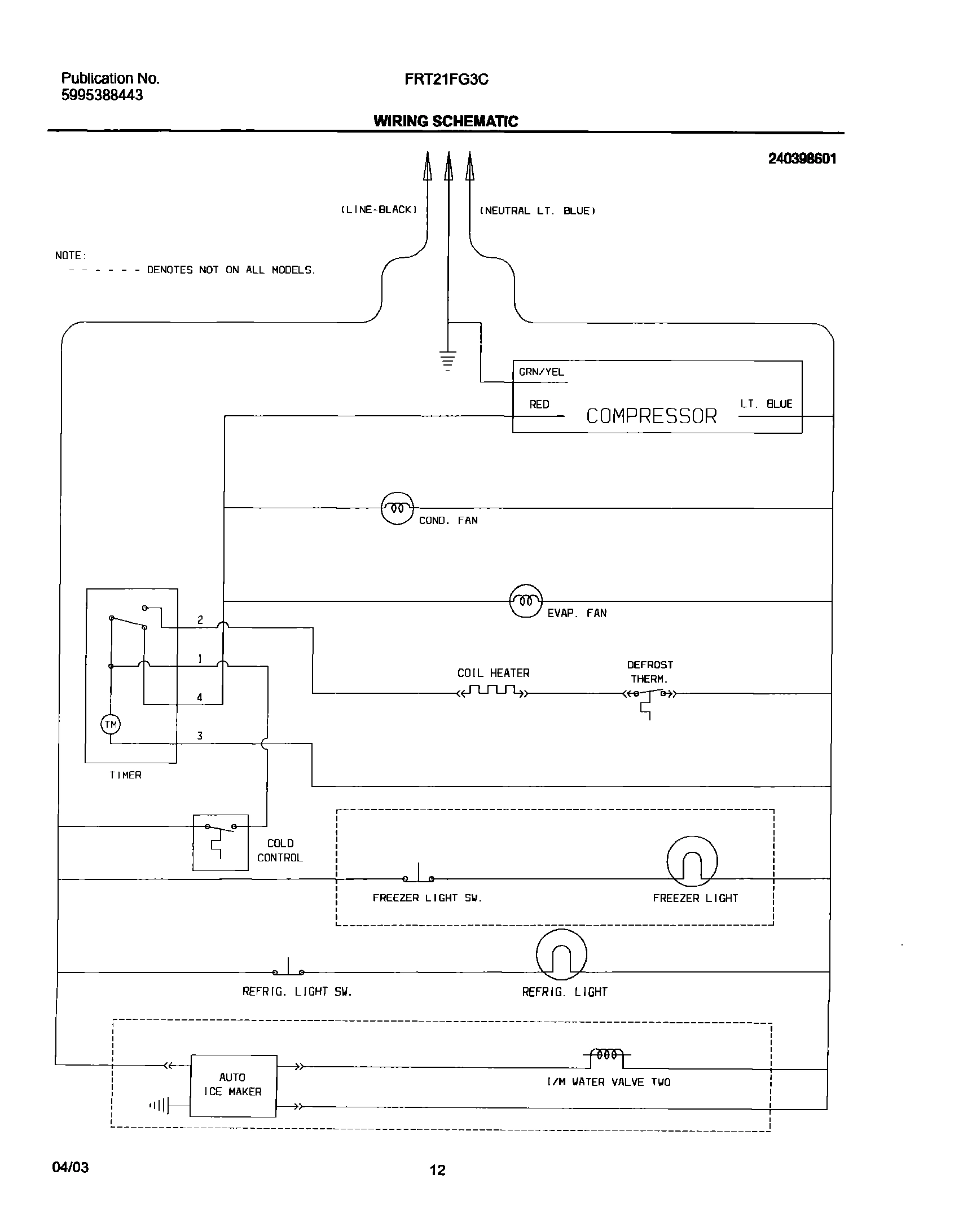 12 - WIRING SCHEMATIC
