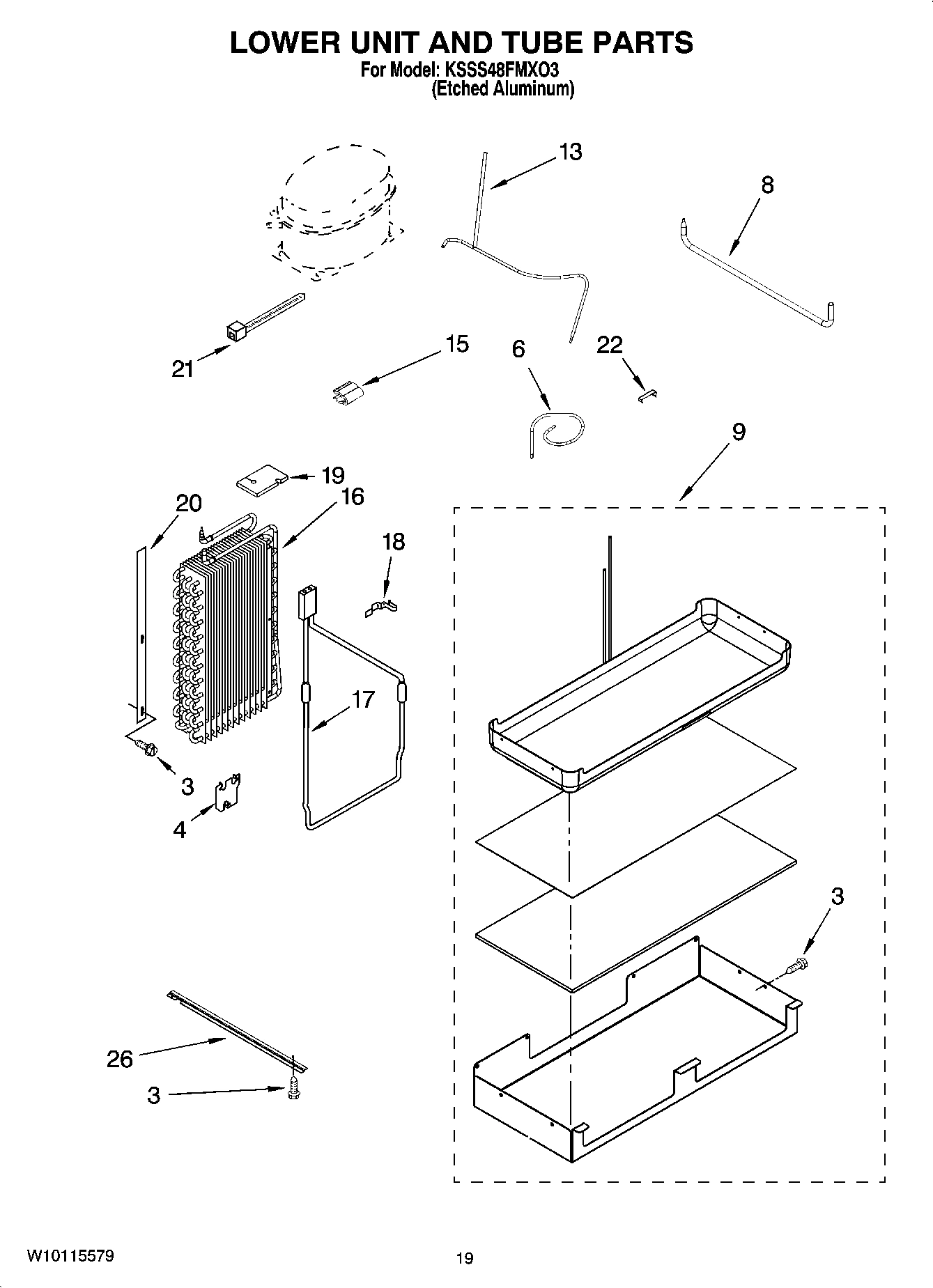 12 - LOWER UNIT AND TUBE PARTS