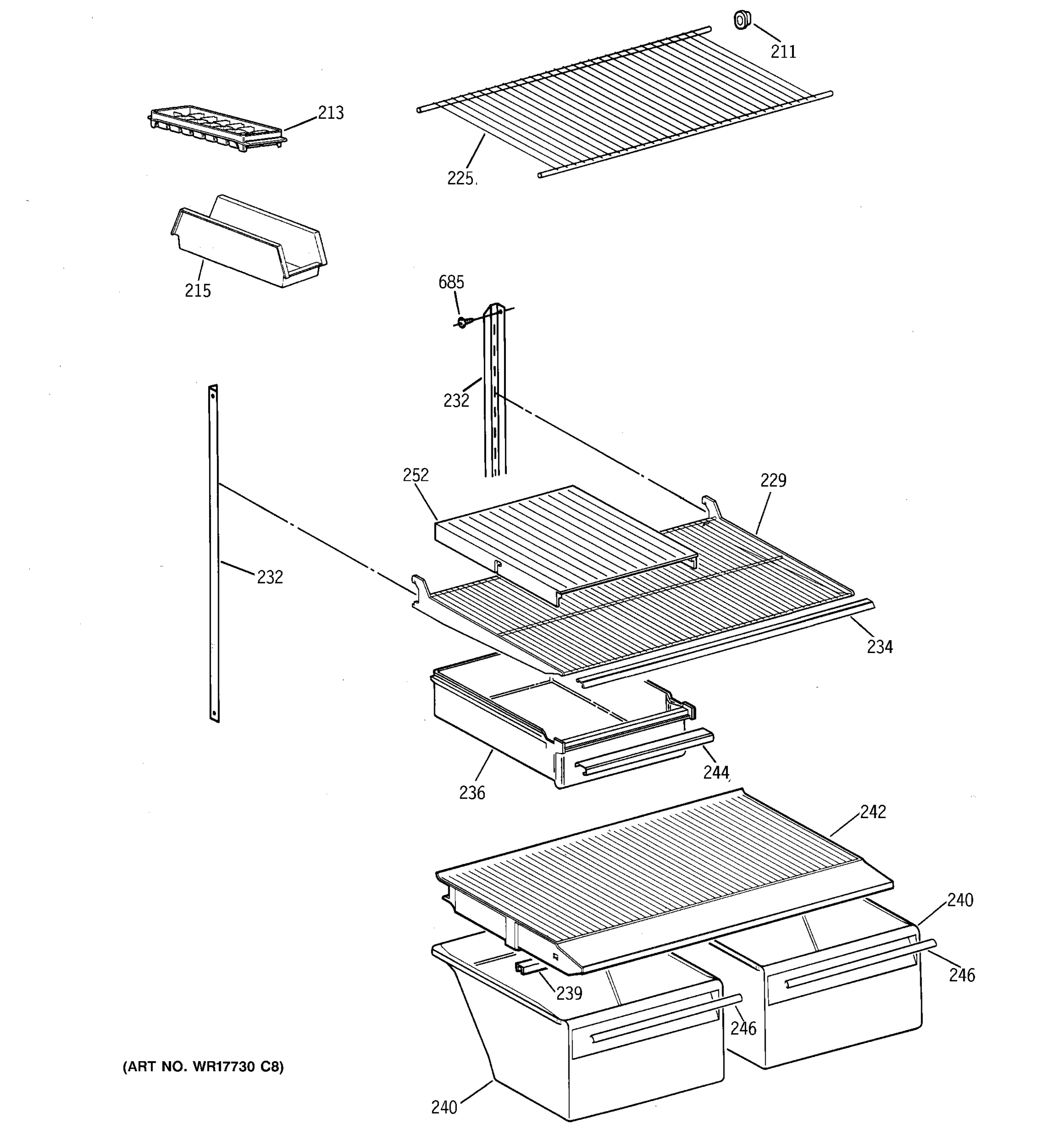 SHELF PARTS