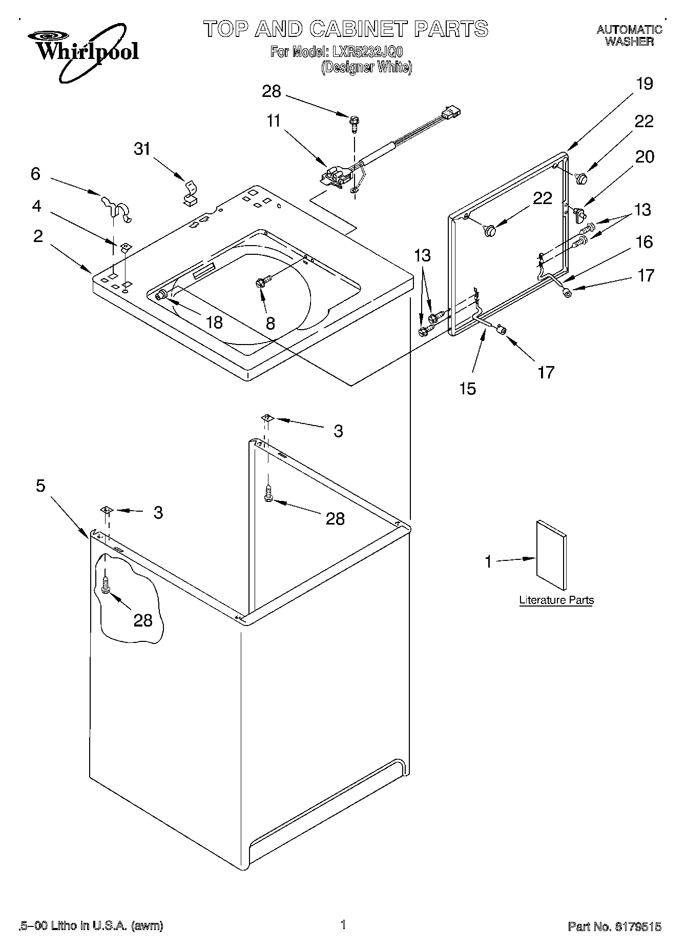 01 - TOP AND CABINET, LITERATURE
