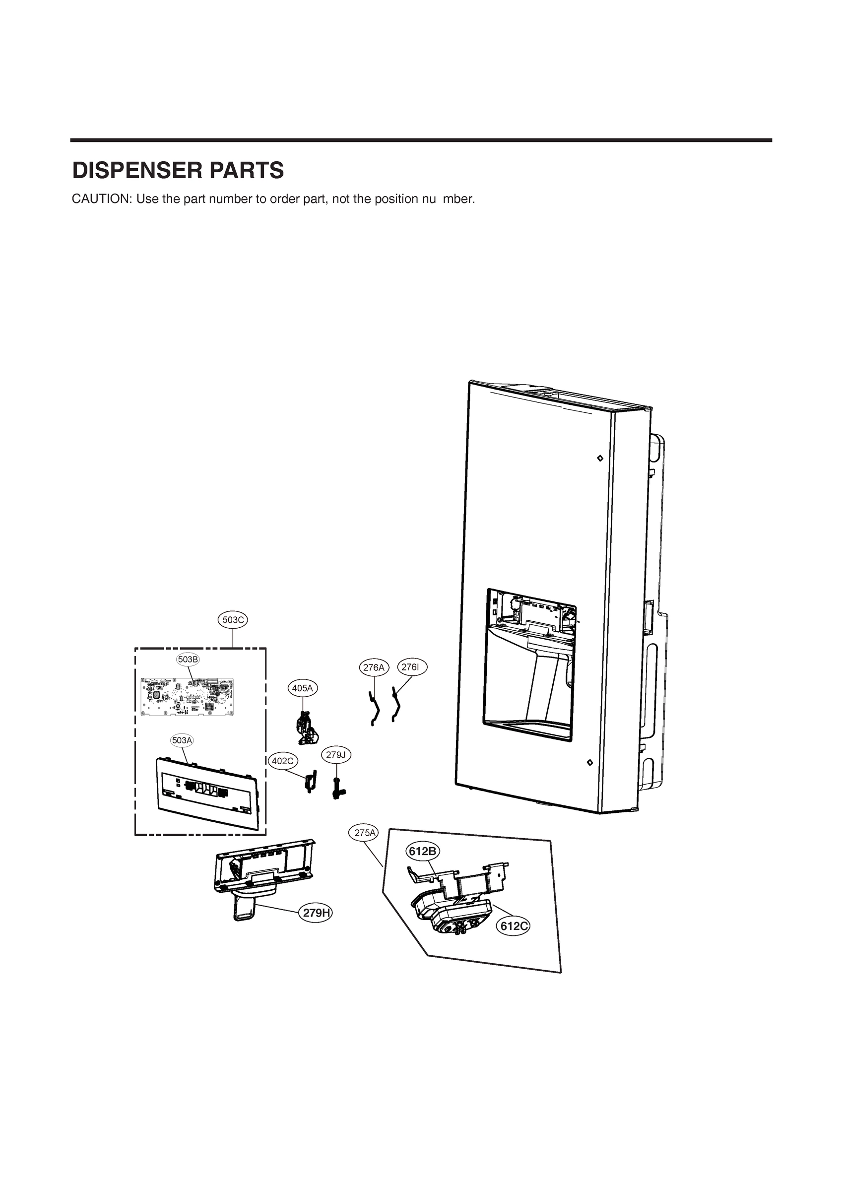 DISPENSER PARTS