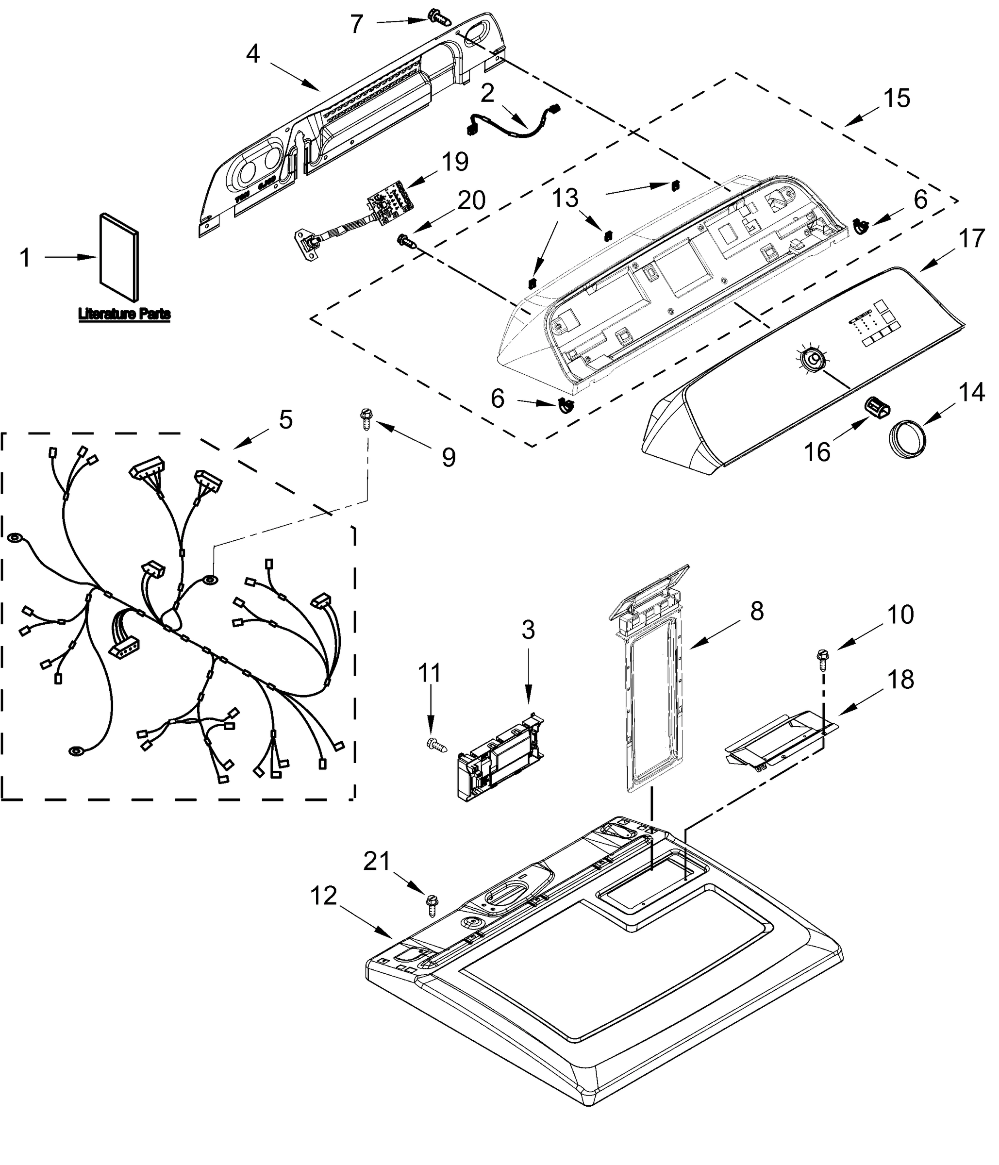 TOP AND CONSOLE PARTS