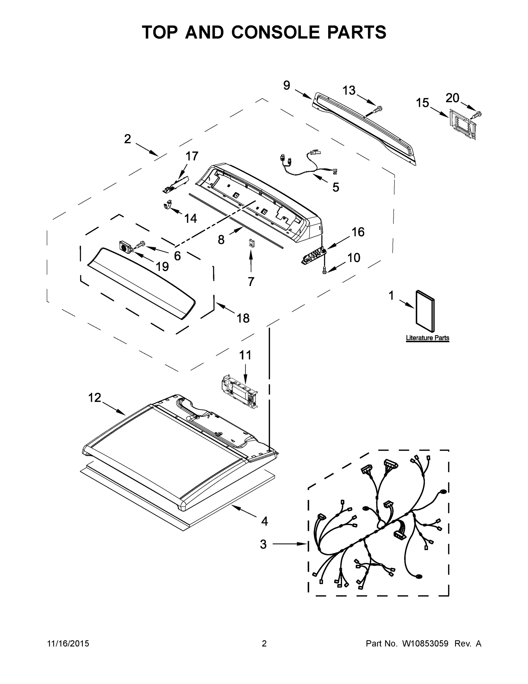 02 - TOP AND CONSOLE PARTS