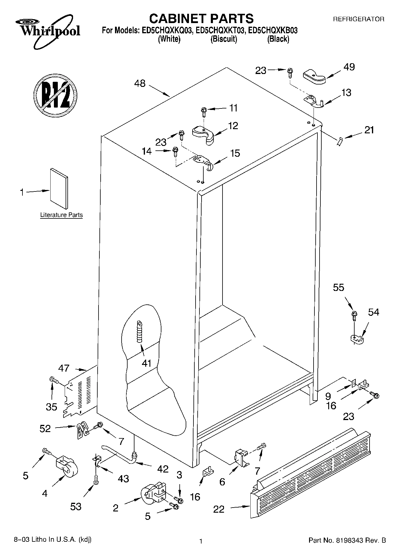 01 - CABINET PARTS