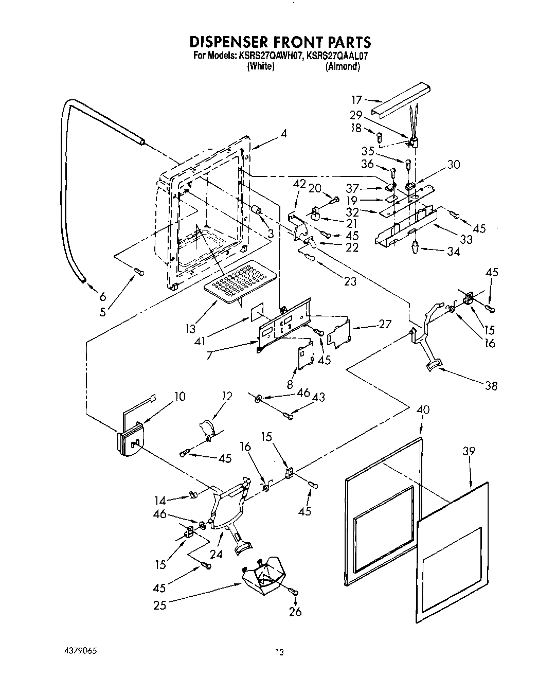 08 - DISPENSER FRONT