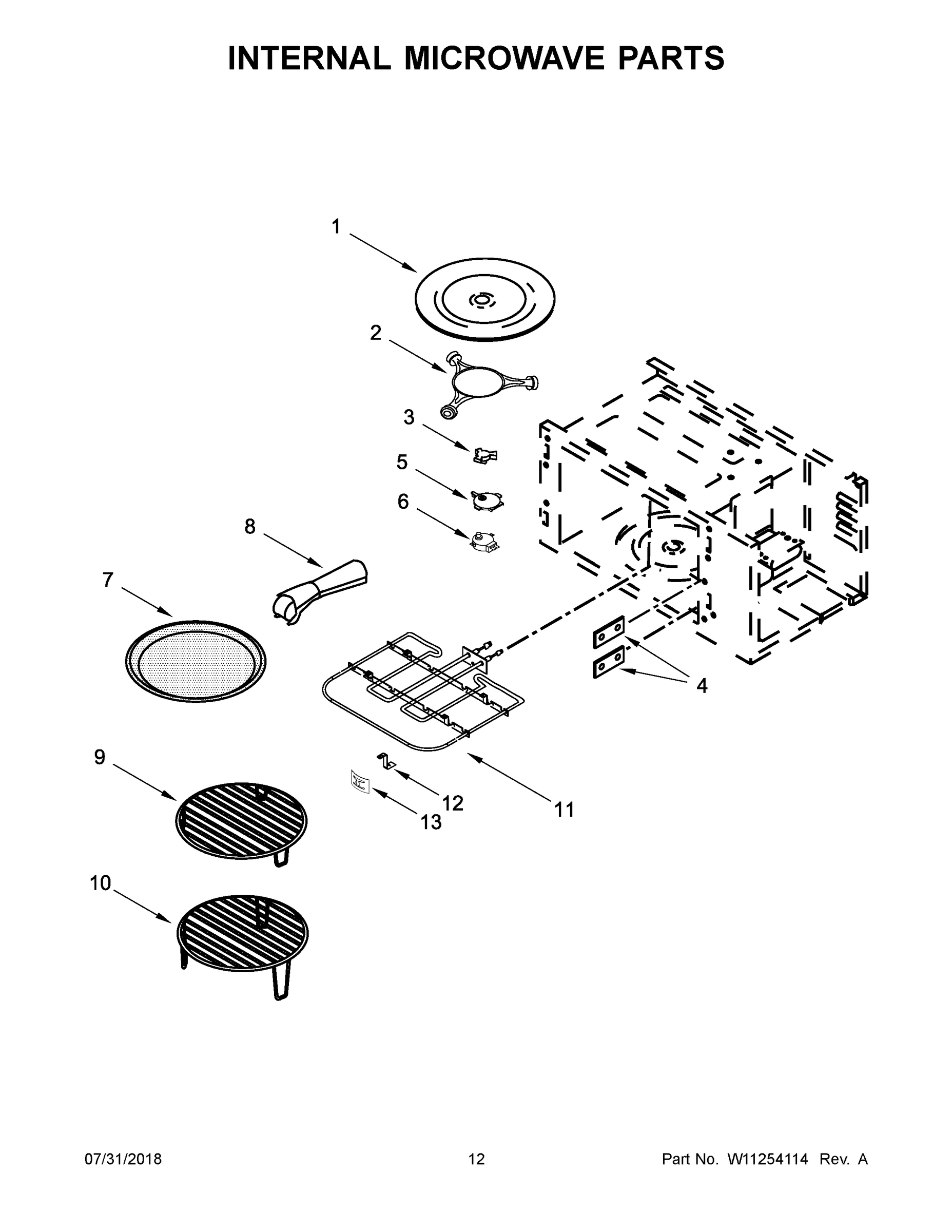 07 - INTERNAL MICROWAVE PARTS