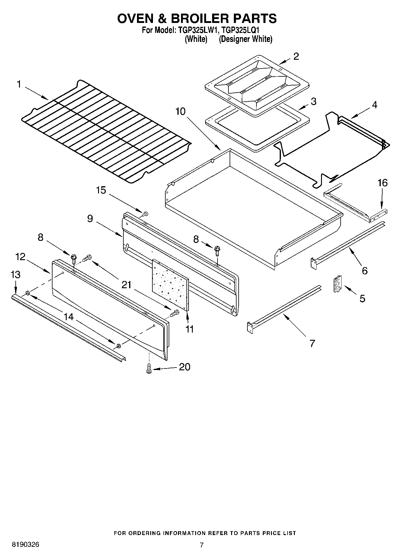 05 - OVEN & BROILER PARTS