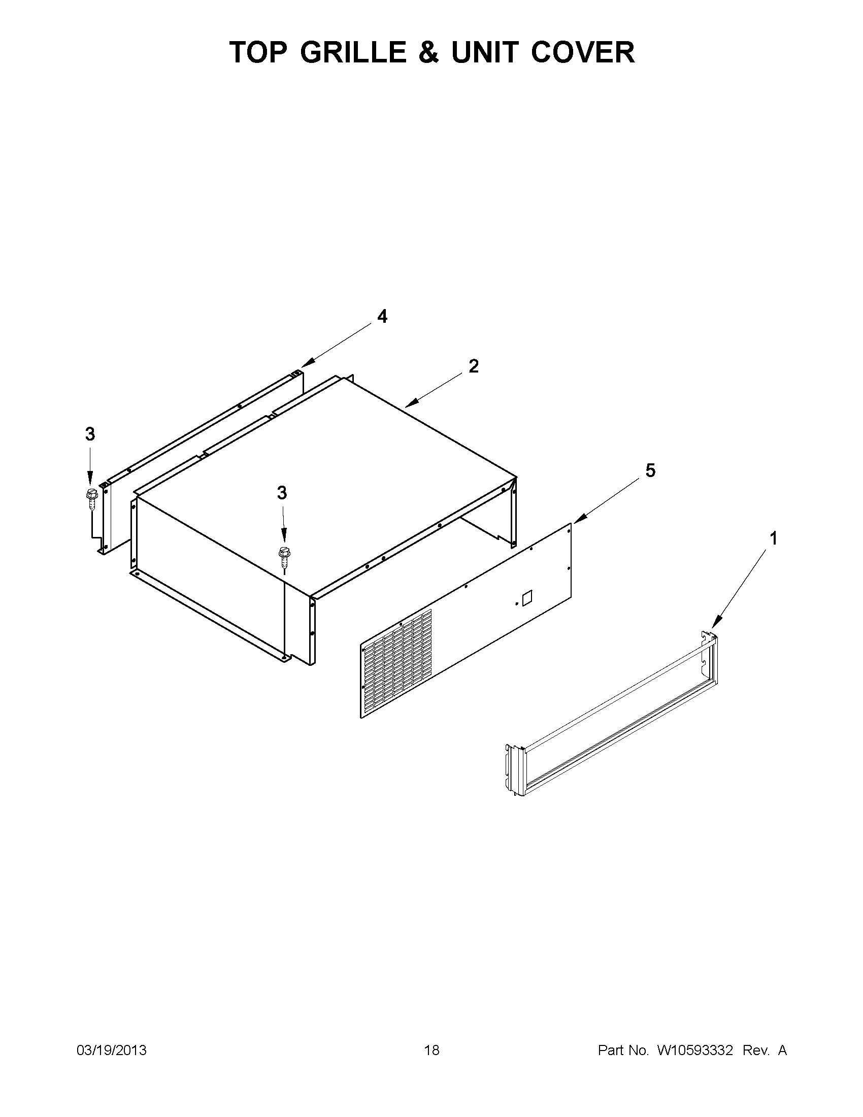 09 - TOP GRILLE & UNIT COVER