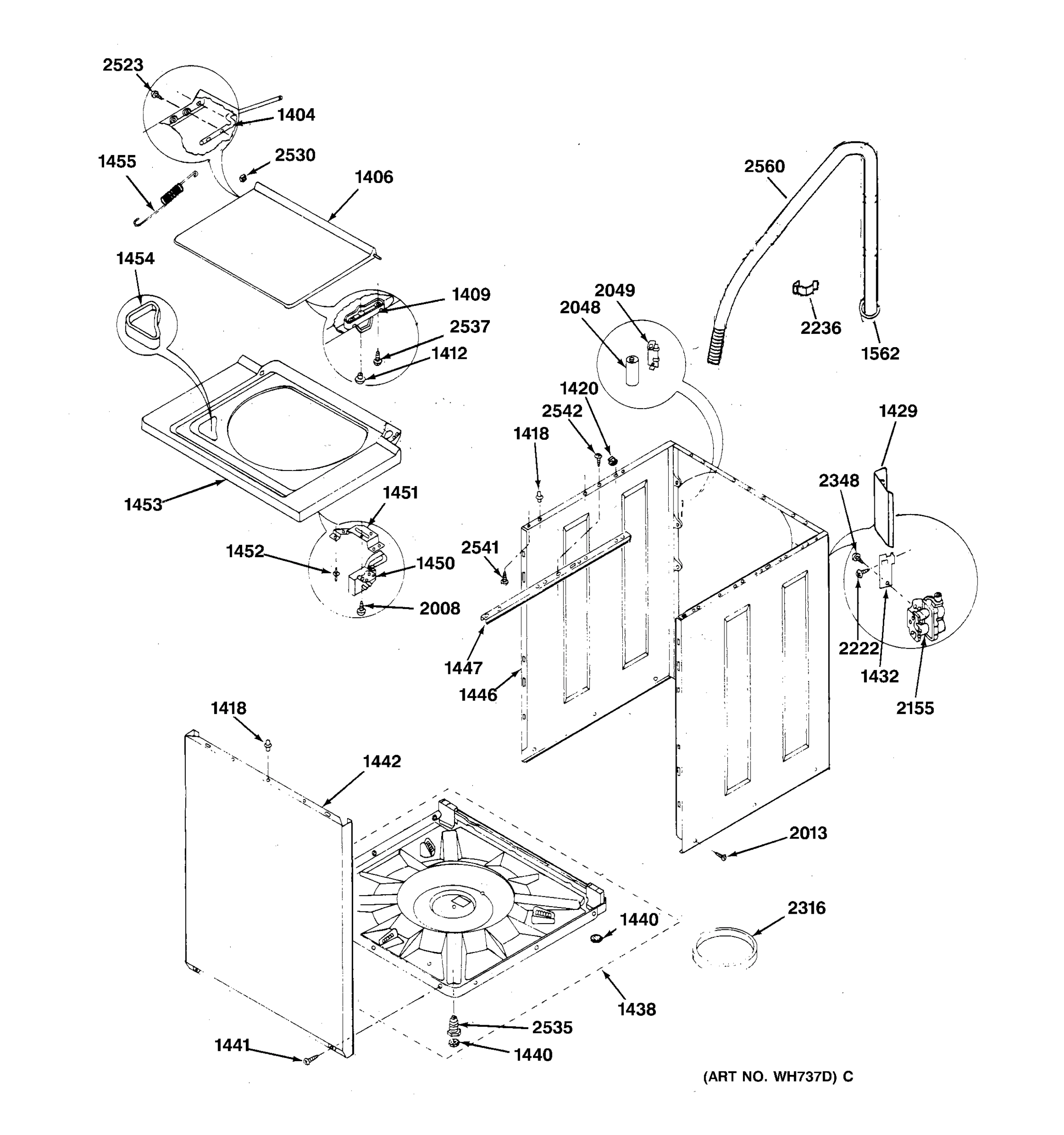 WASHER - CABINET