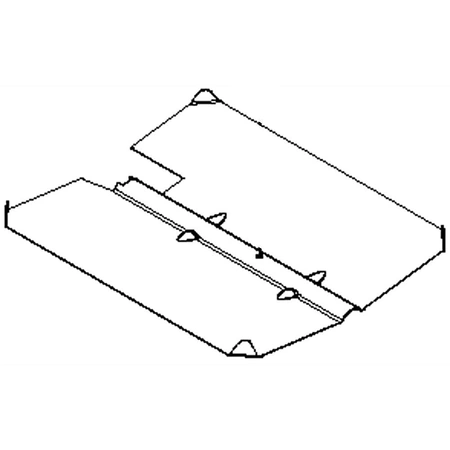 3601F358-45 Whirlpool Burner Baffle