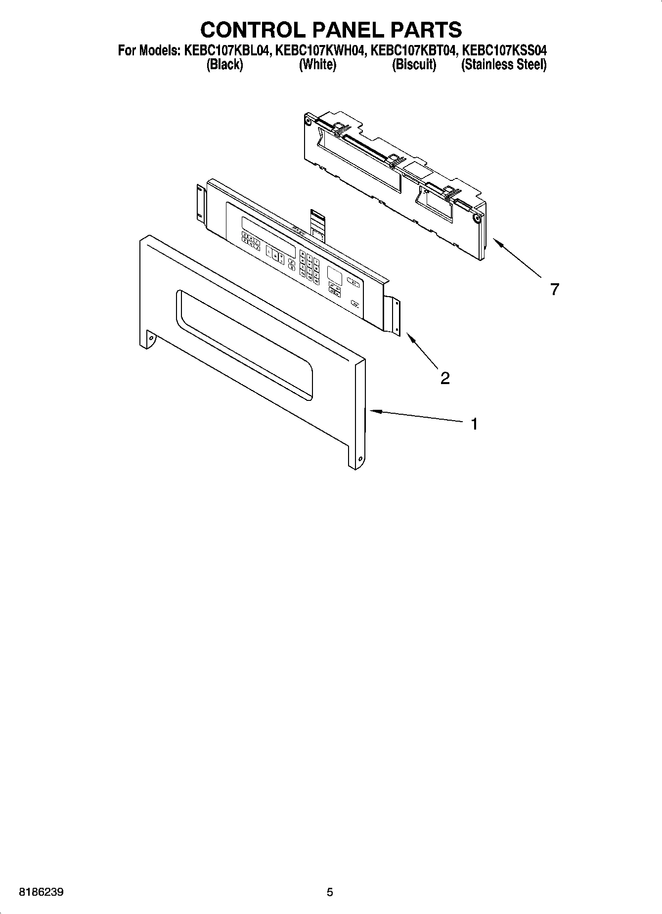 04 - CONTROL PANEL PARTS