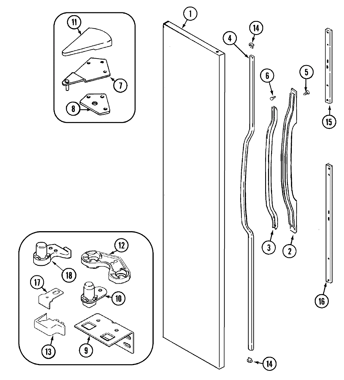 05 - FREEZER OUTER DOOR