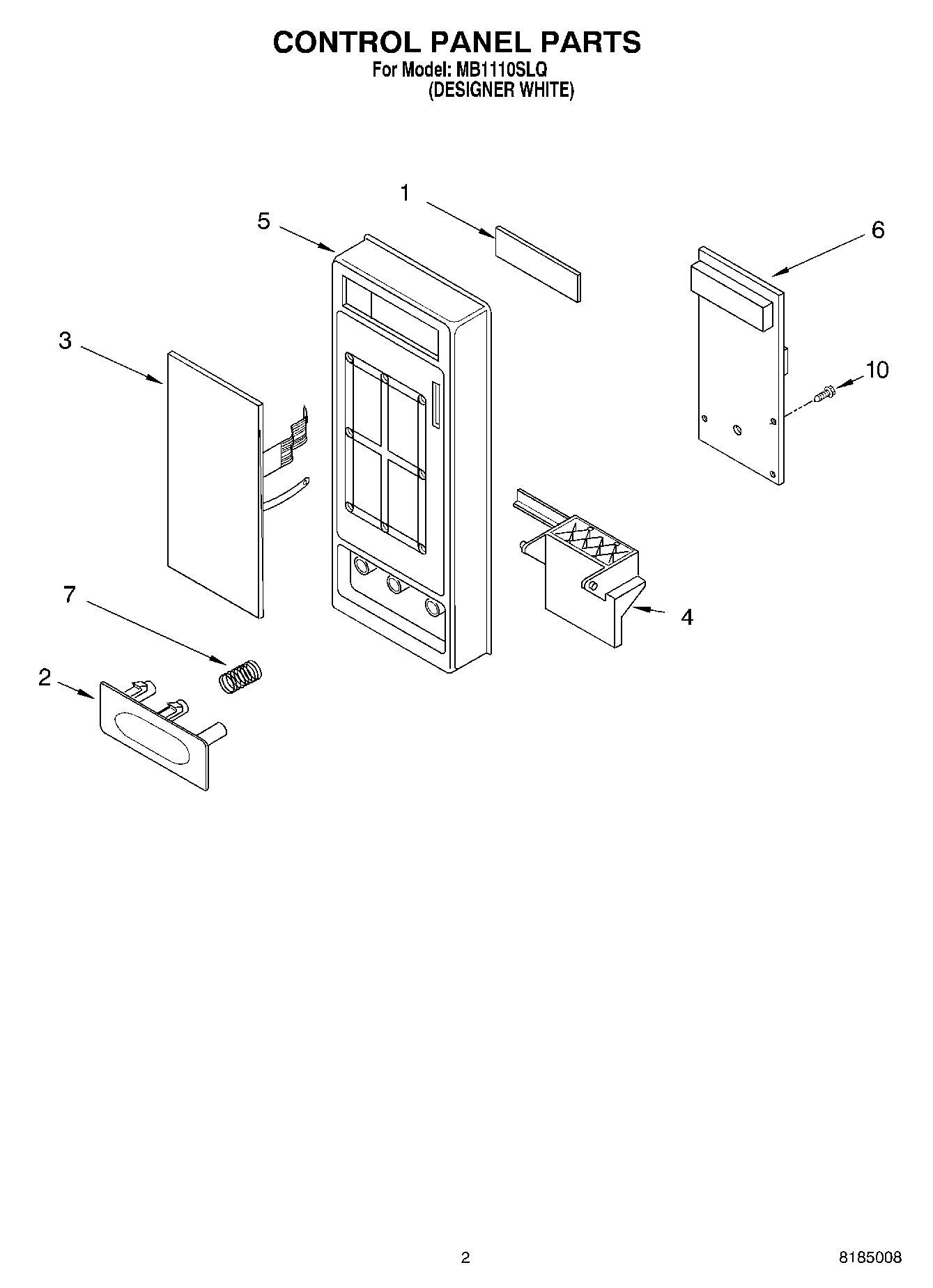 02 - CONTROL PANEL PARTS
