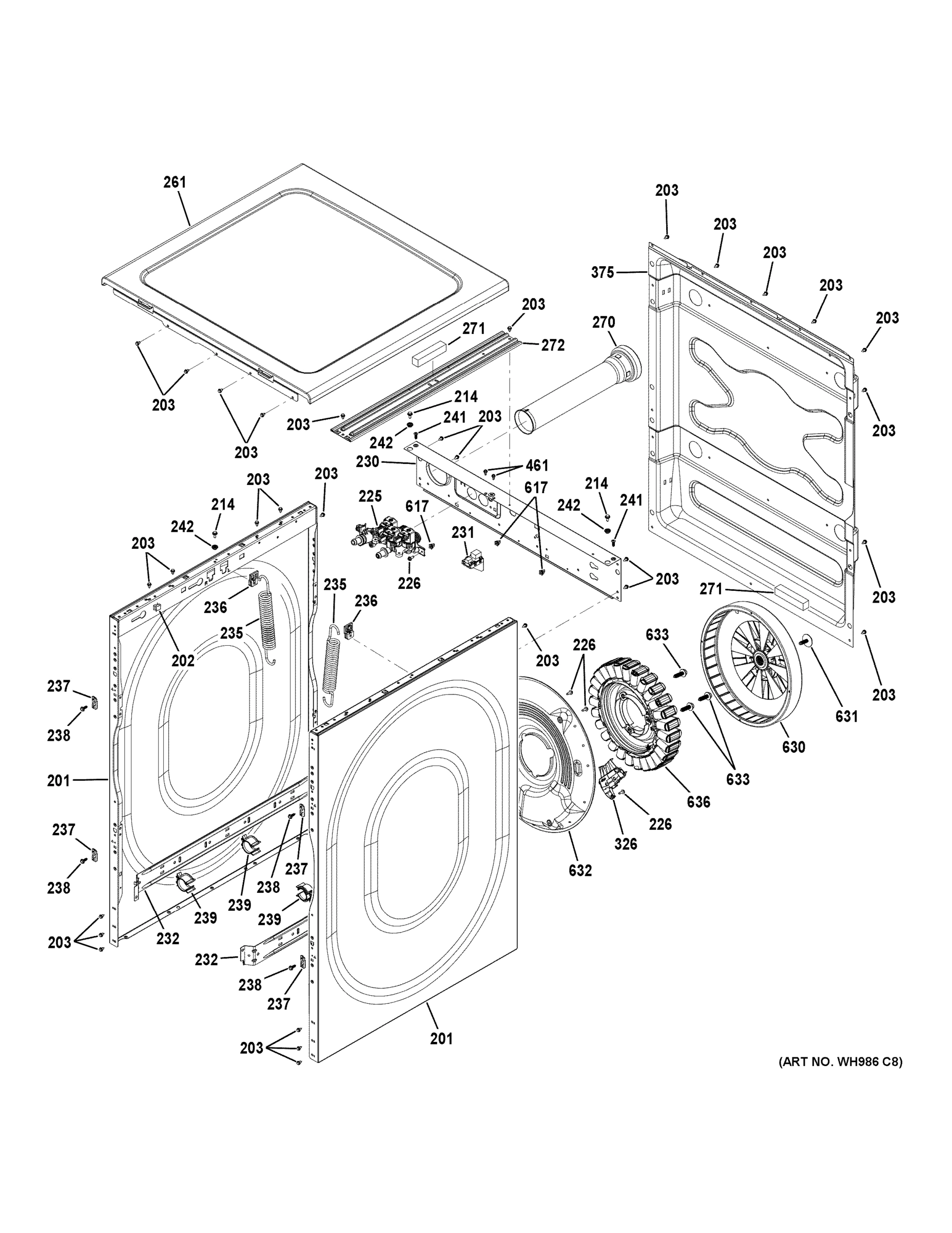 CABINET & TOP PANEL