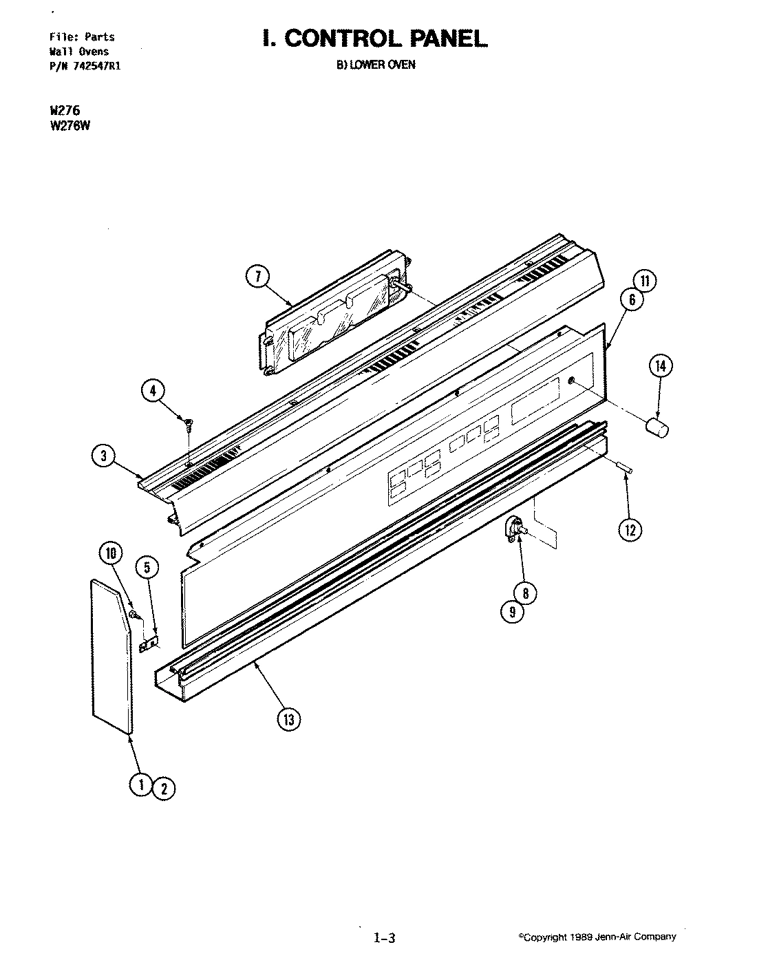 06 - CONTROL PANEL (LOWER)