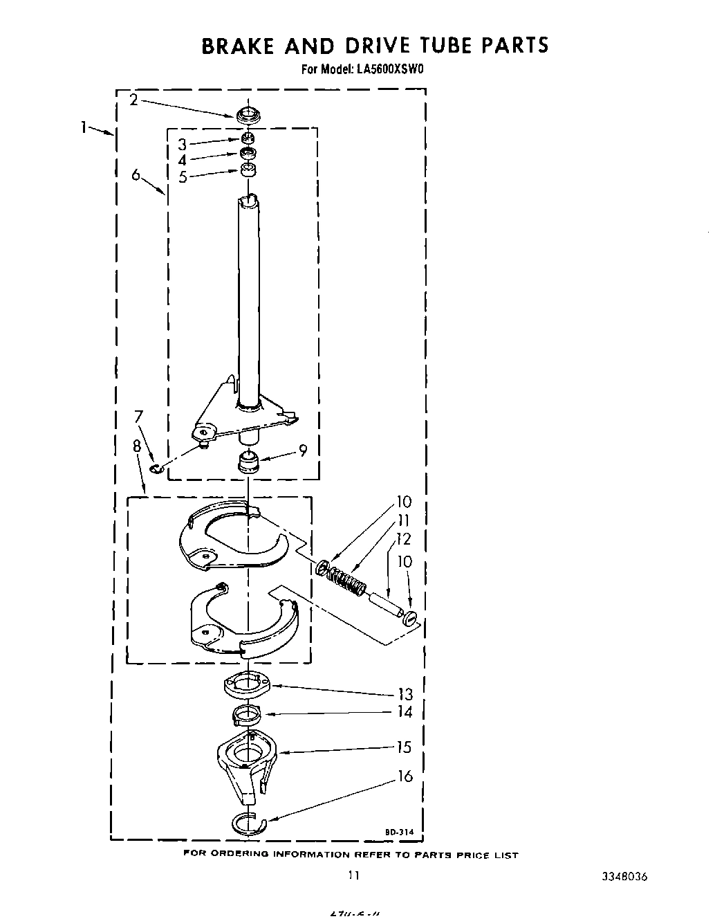 09 - BRAKE AND DRIVE TUBE