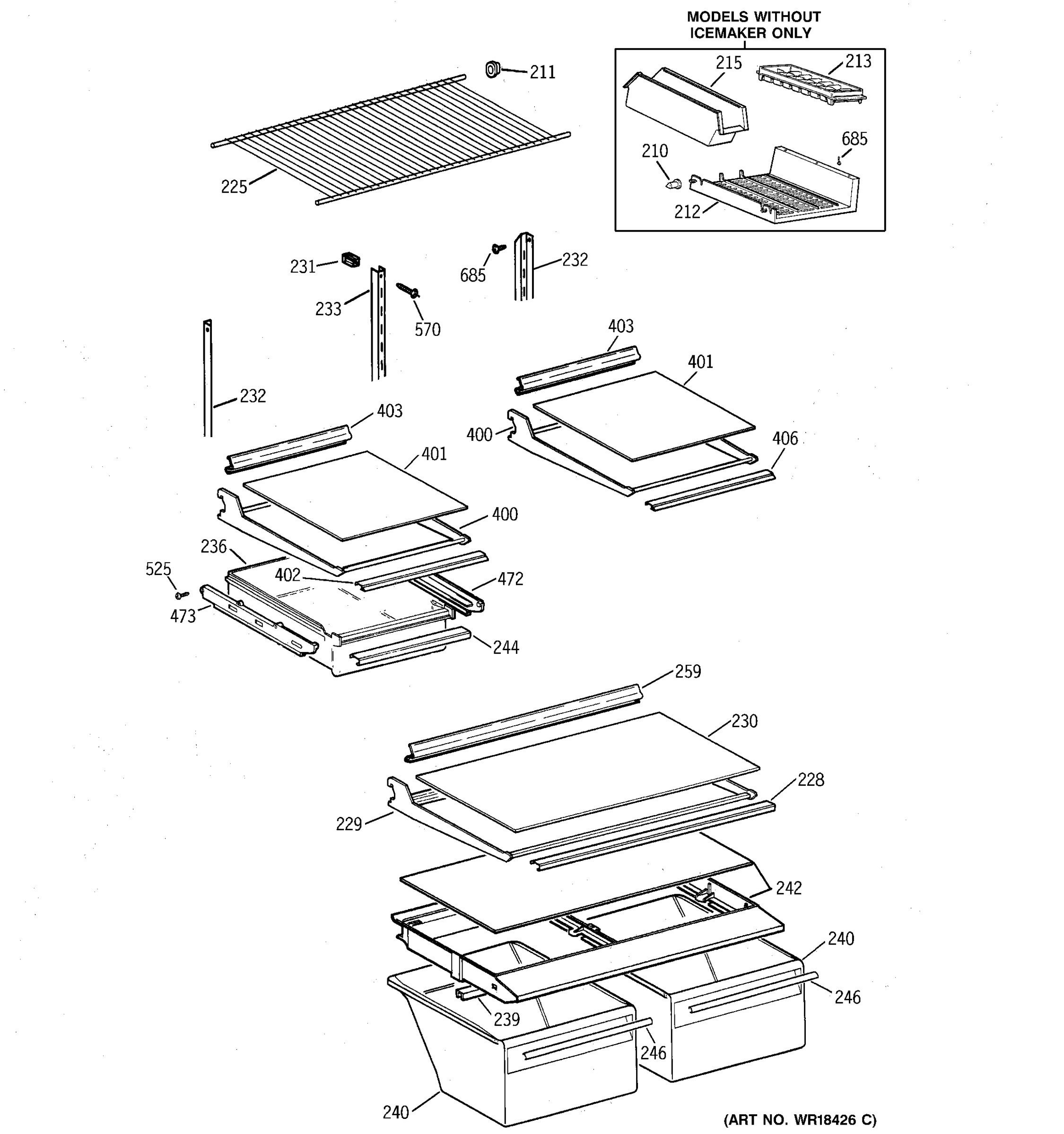 SHELF PARTS