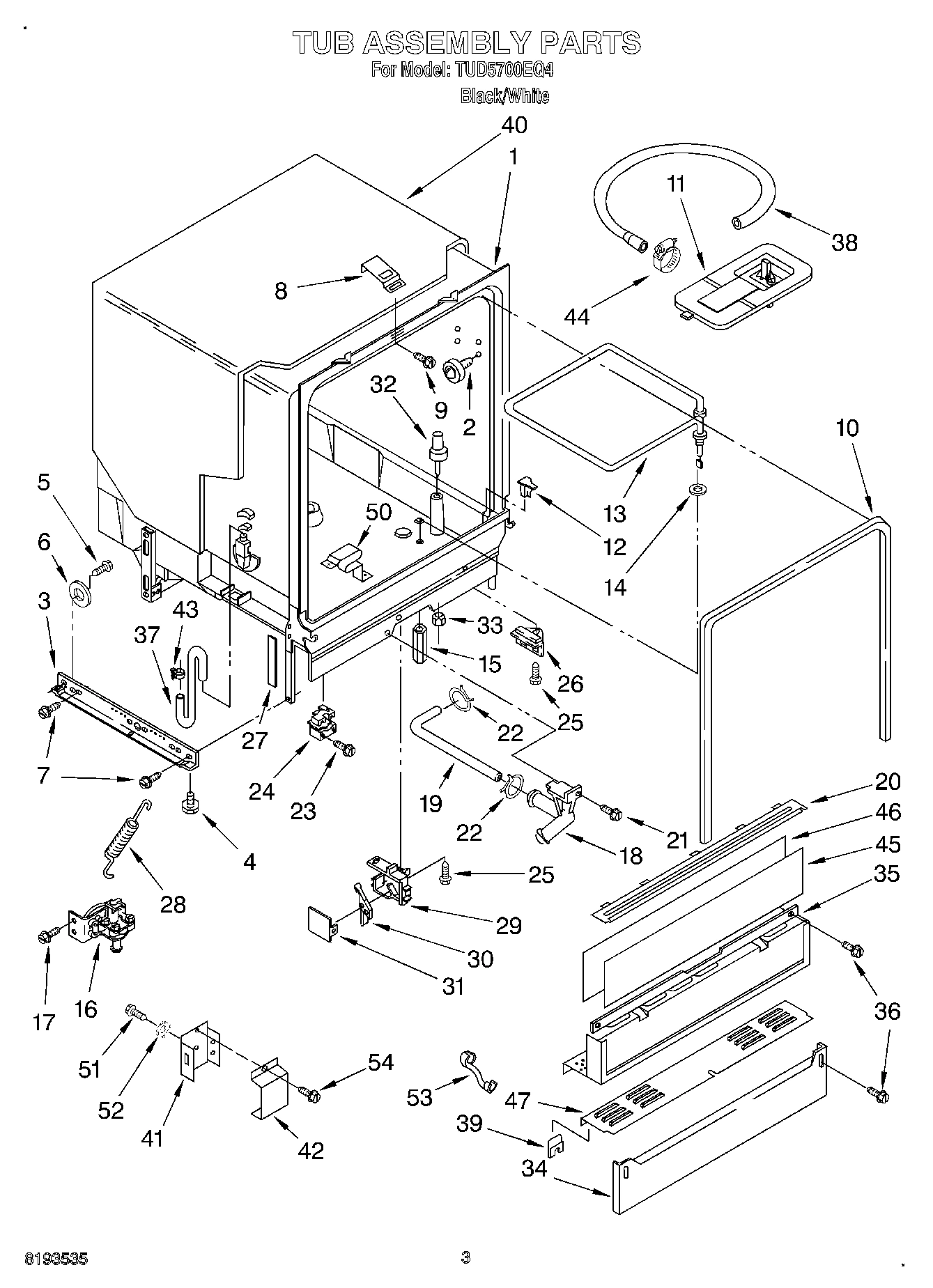 03 - TUB ASSEMBLY