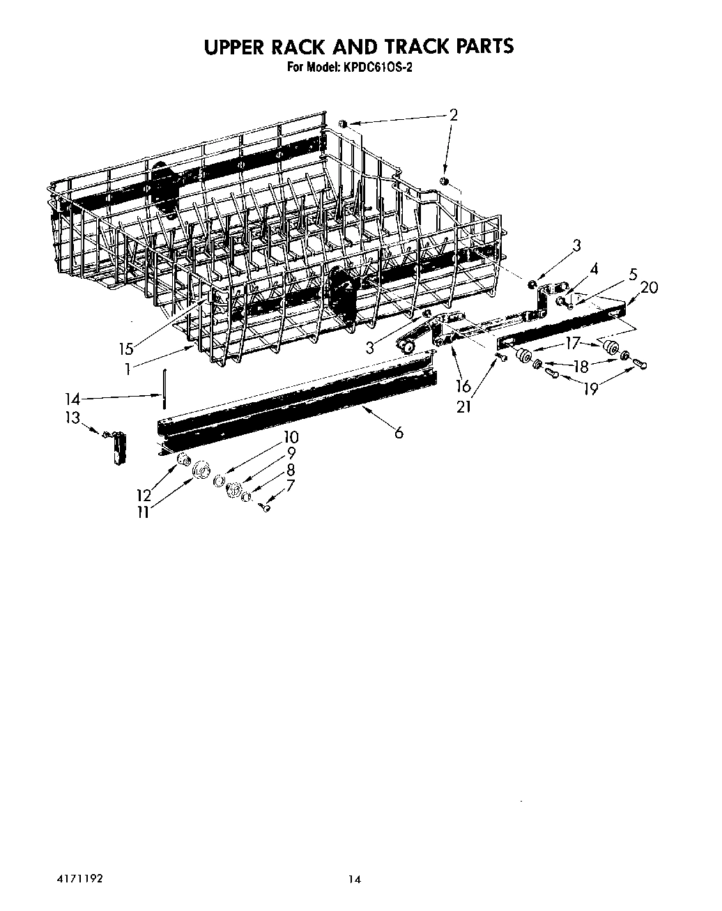 10 - UPPER RACK AND TRACK