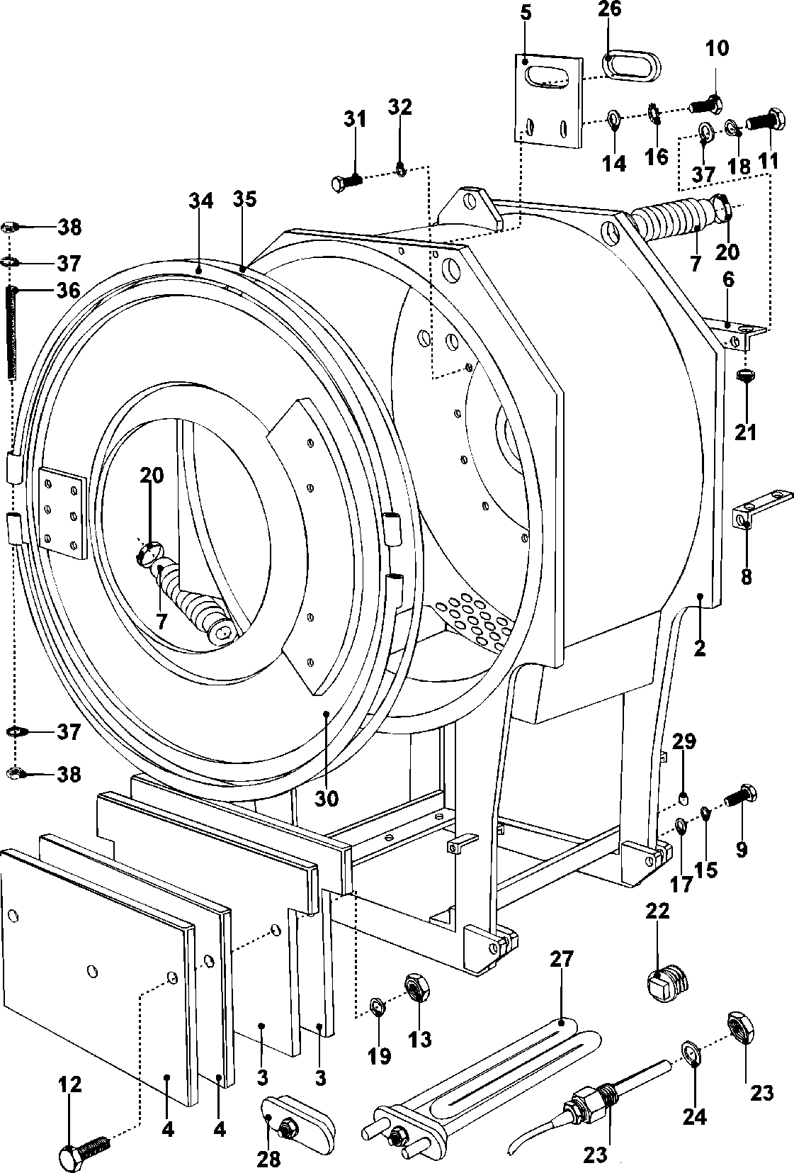 04 - OUTER TUB ASSY