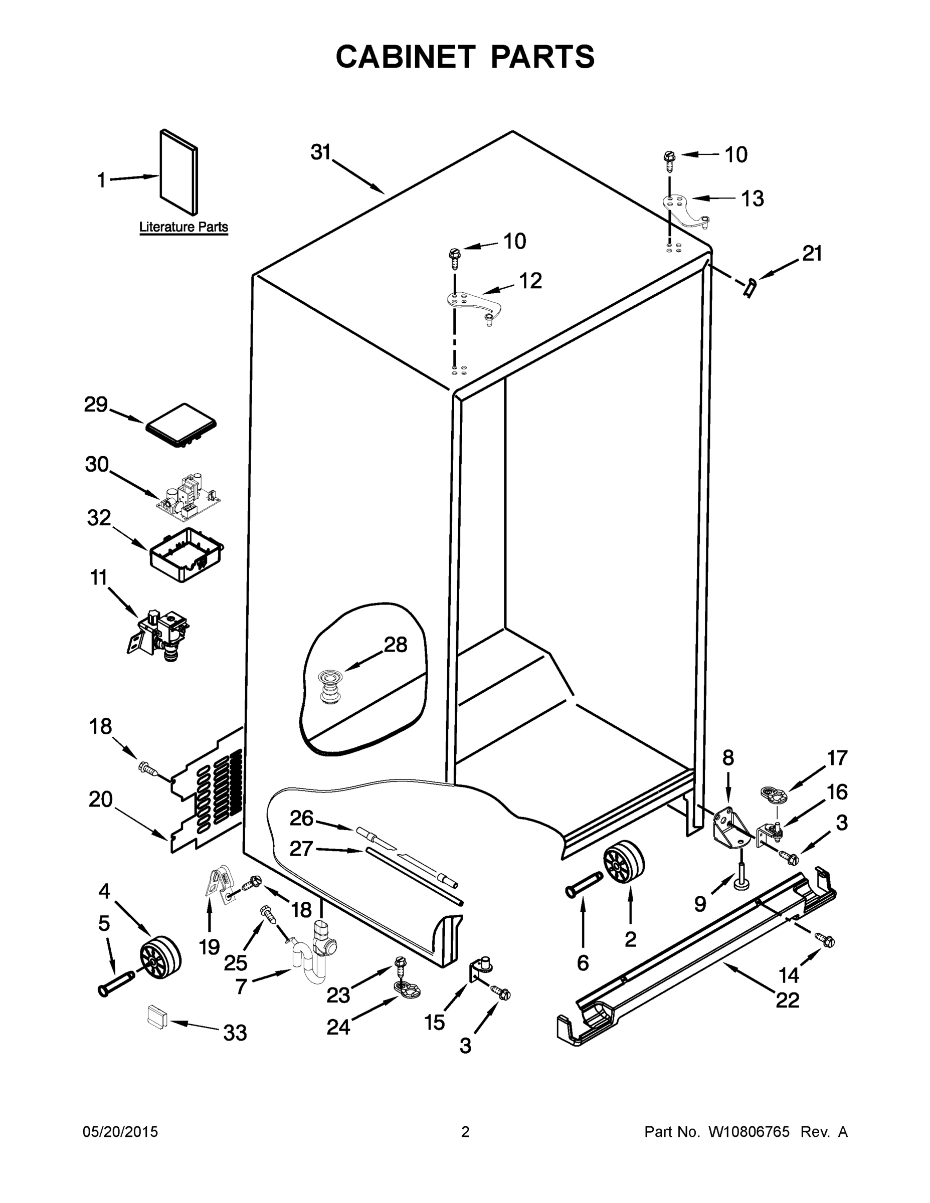 02 - CABINET PARTS