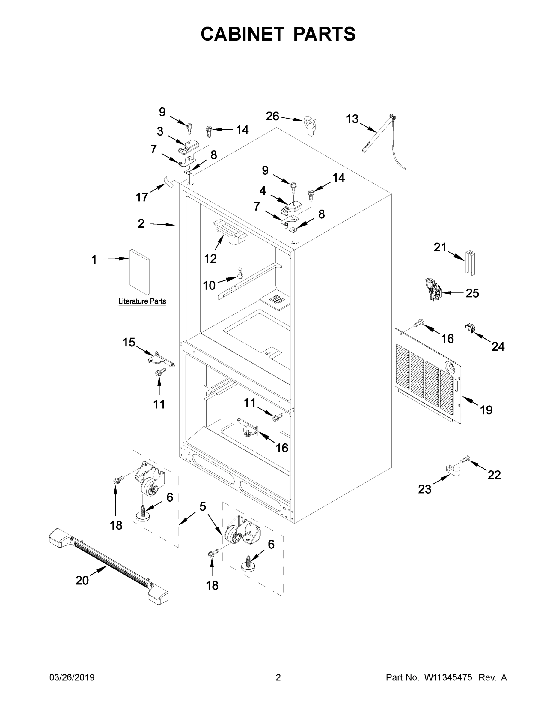 02 - CABINET PARTS