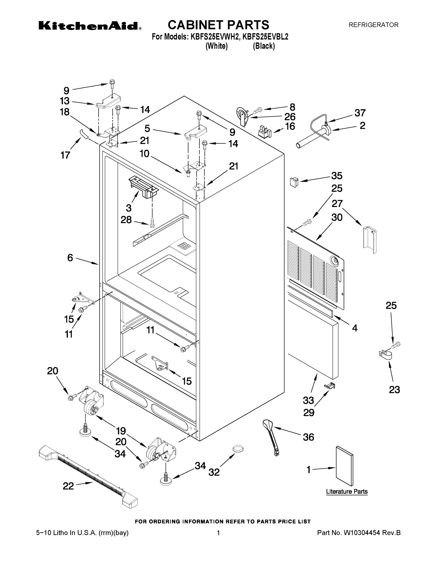 01 - CABINET PARTS
