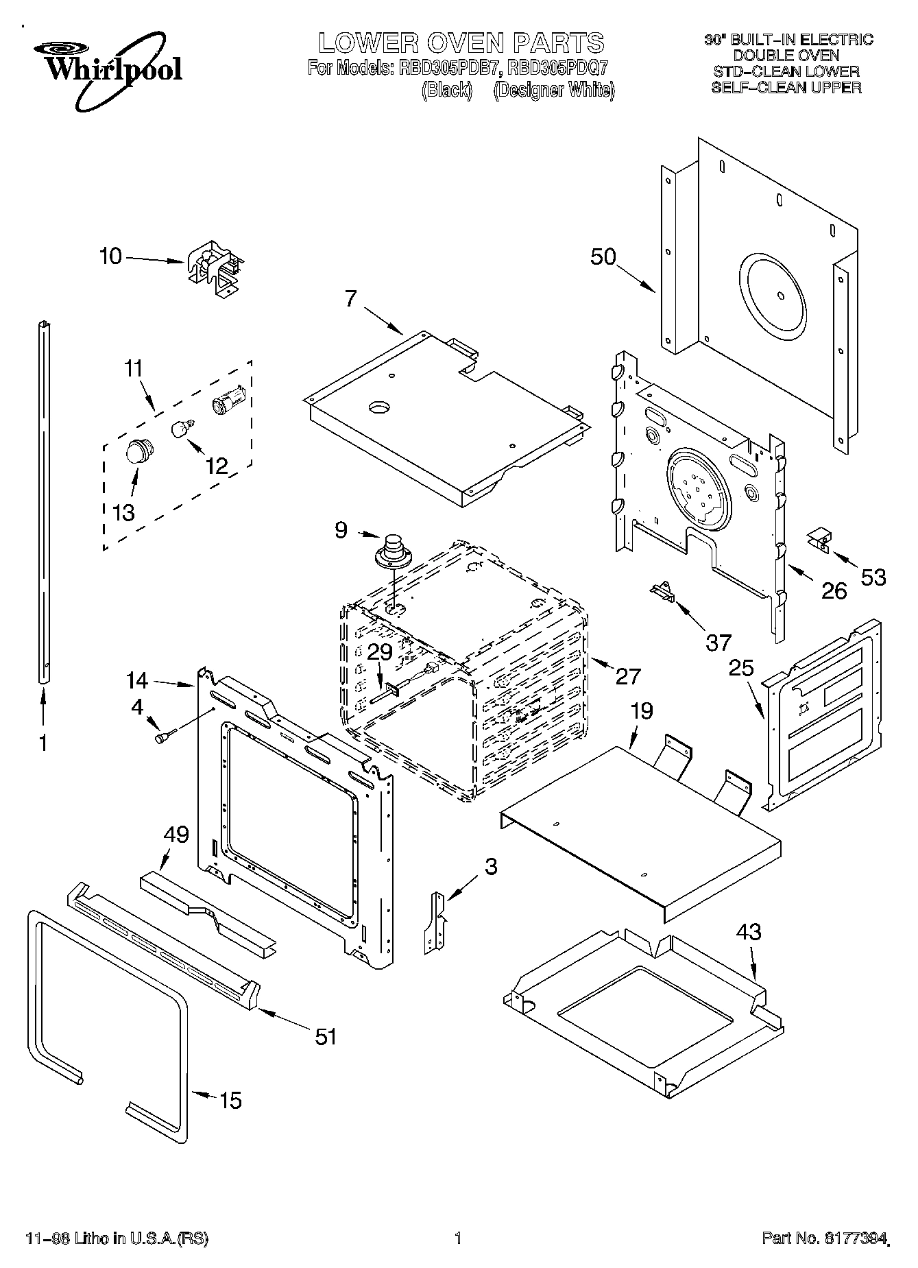 01 - LOWER OVEN