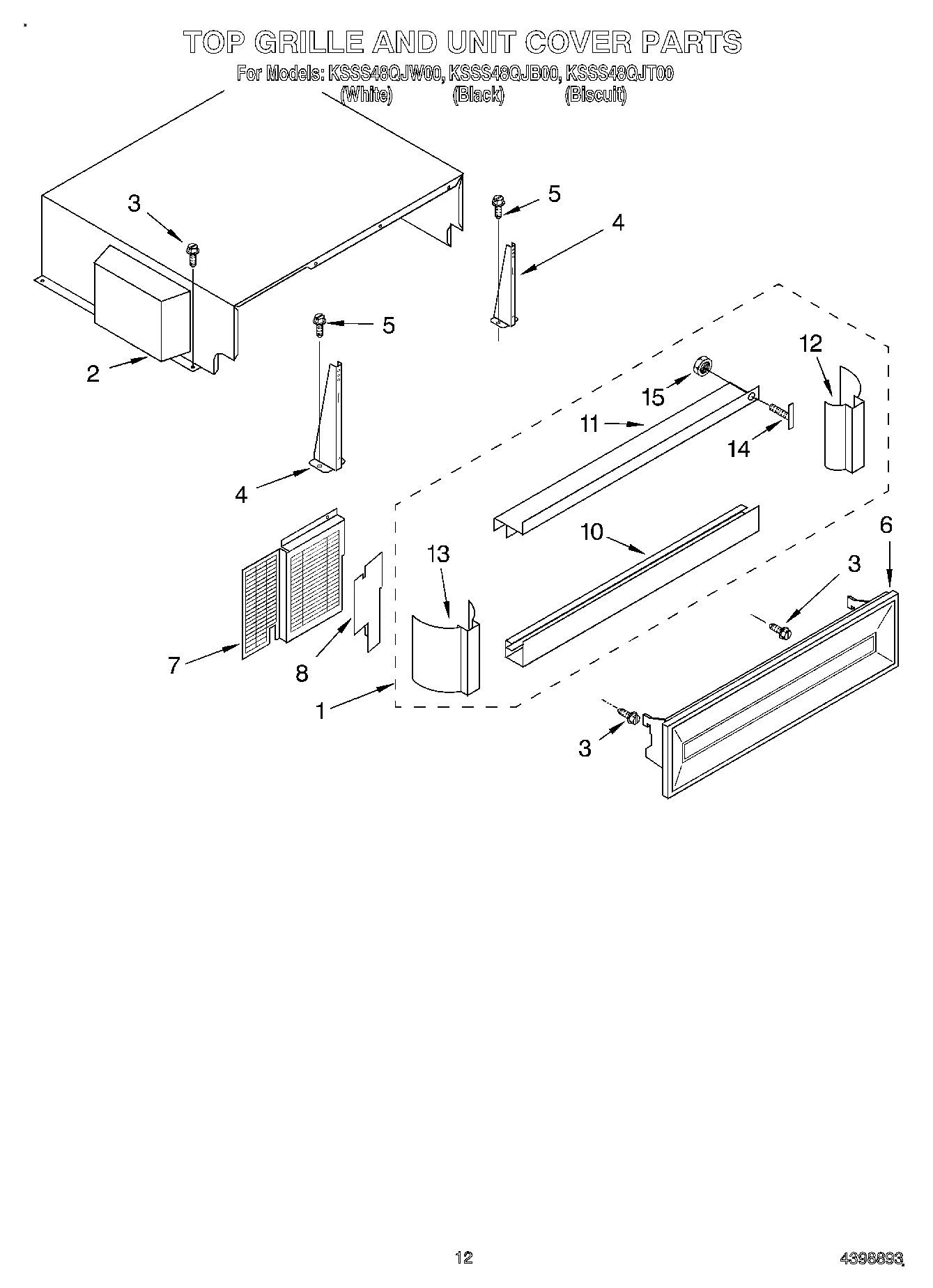09 - TOP GRILLE AND UNIT COVER