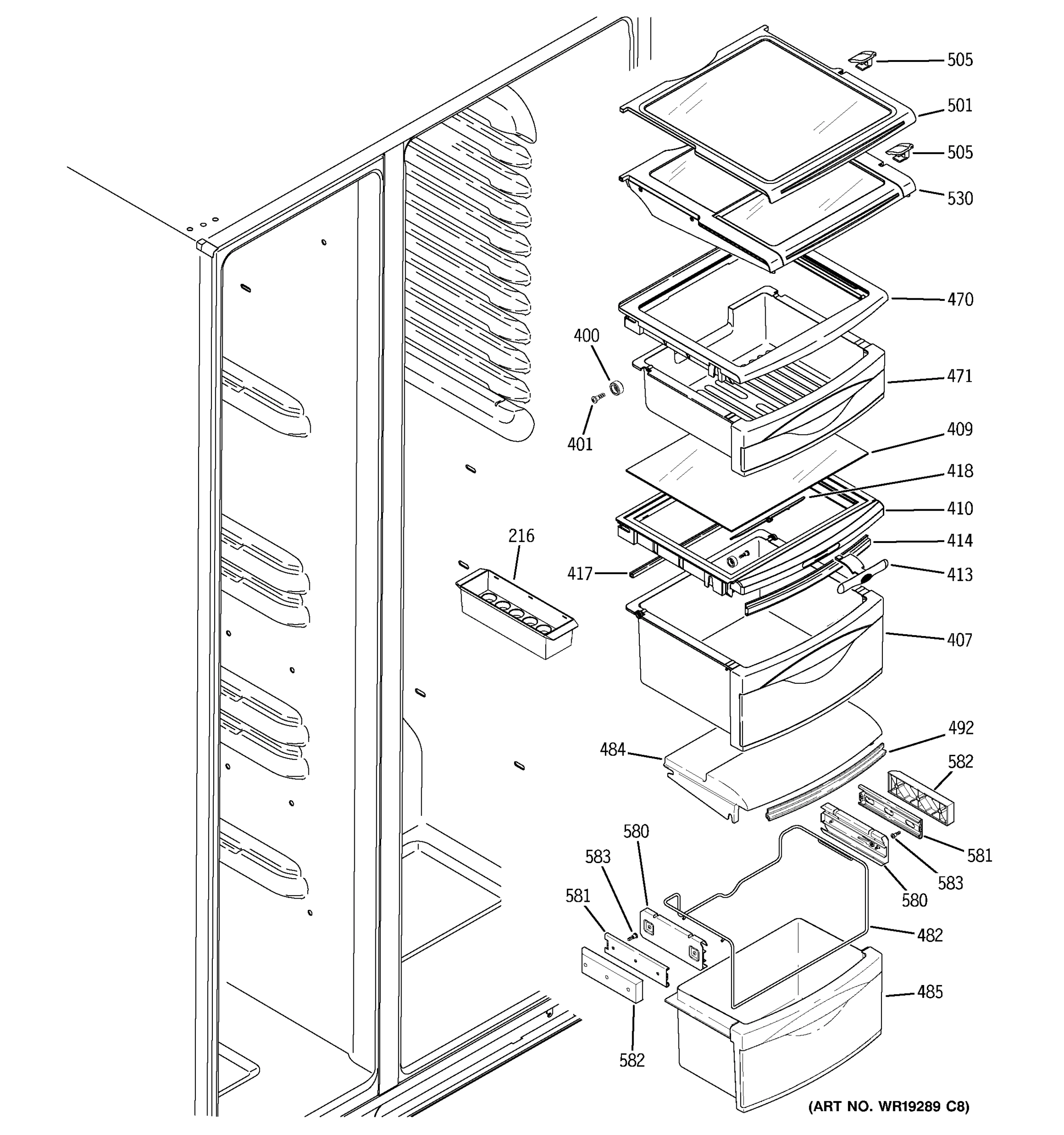 FRESH FOOD SHELVES